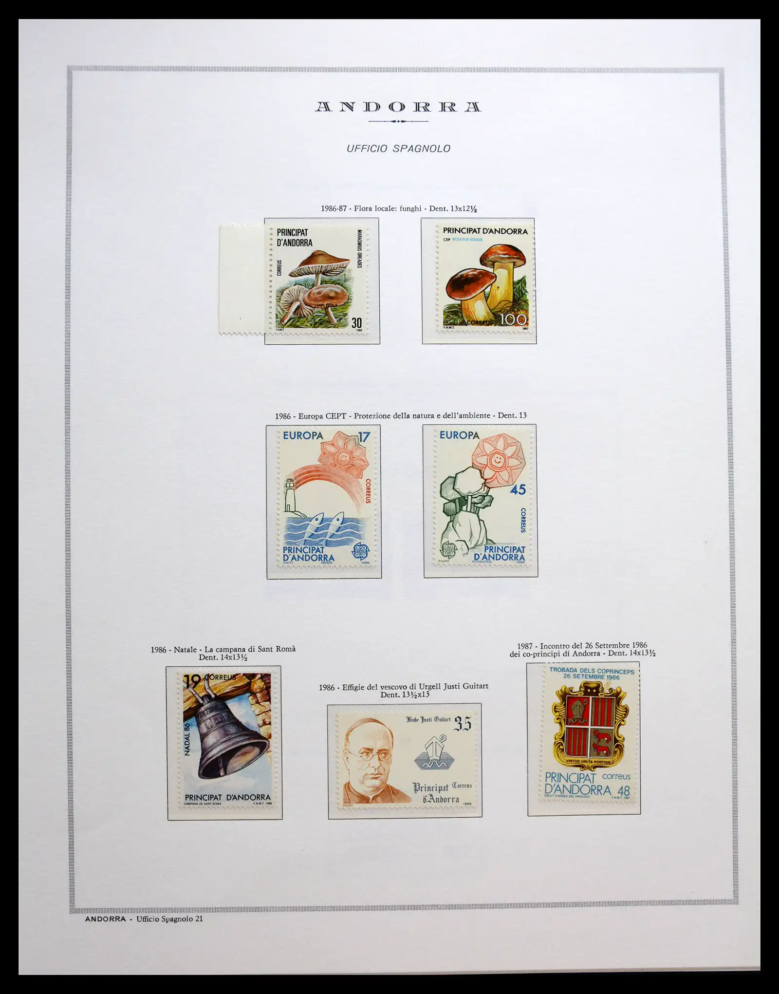 41063 0021 - Stamp collection 41063 Spanish Andorra 1928-1996.