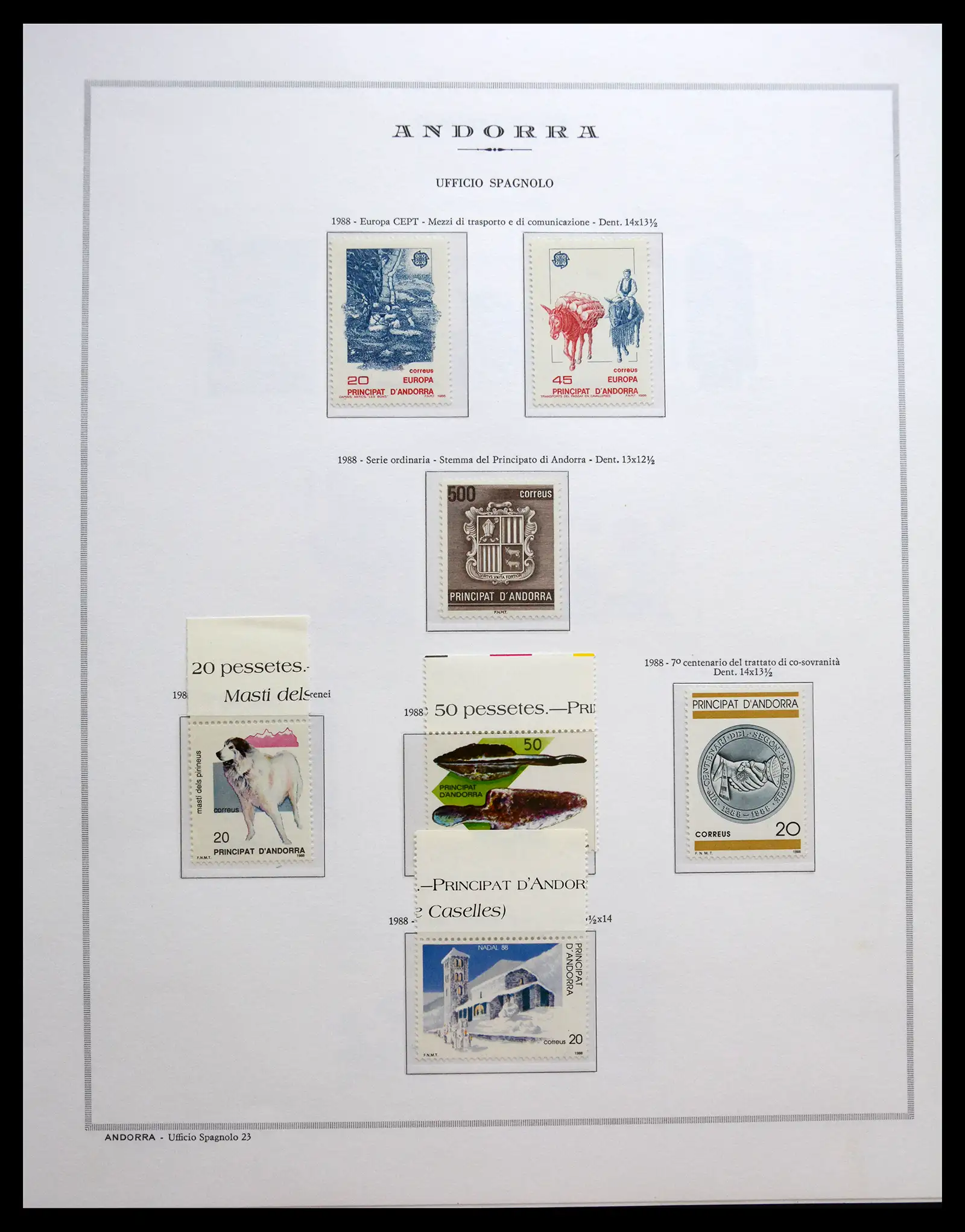 41063 0023 - Stamp collection 41063 Spanish Andorra 1928-1996.