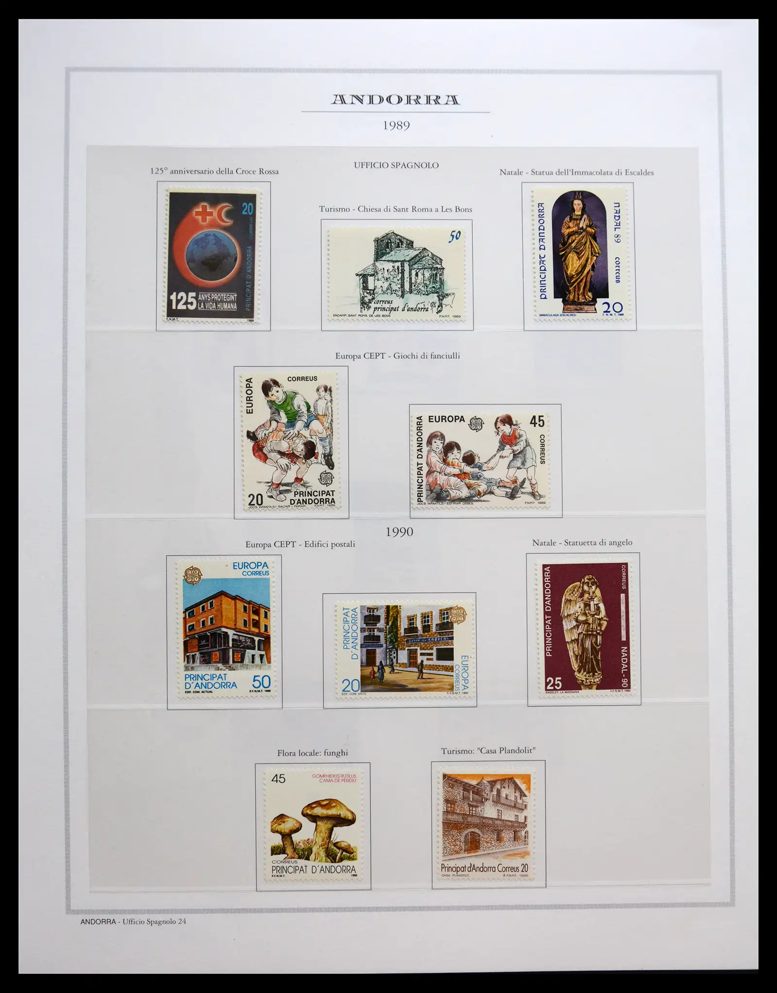 41063 0024 - Stamp collection 41063 Spanish Andorra 1928-1996.