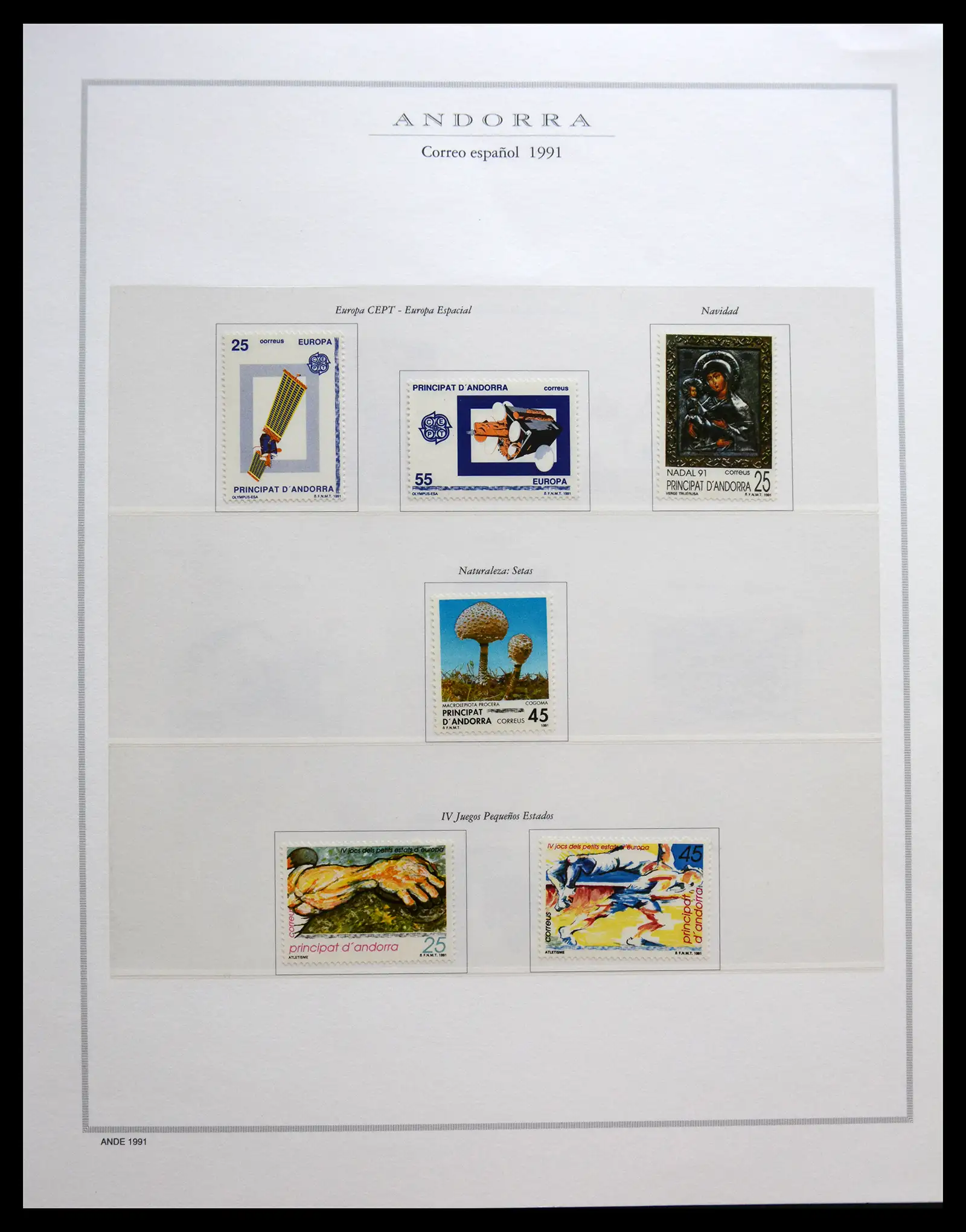 41063 0025 - Stamp collection 41063 Spanish Andorra 1928-1996.