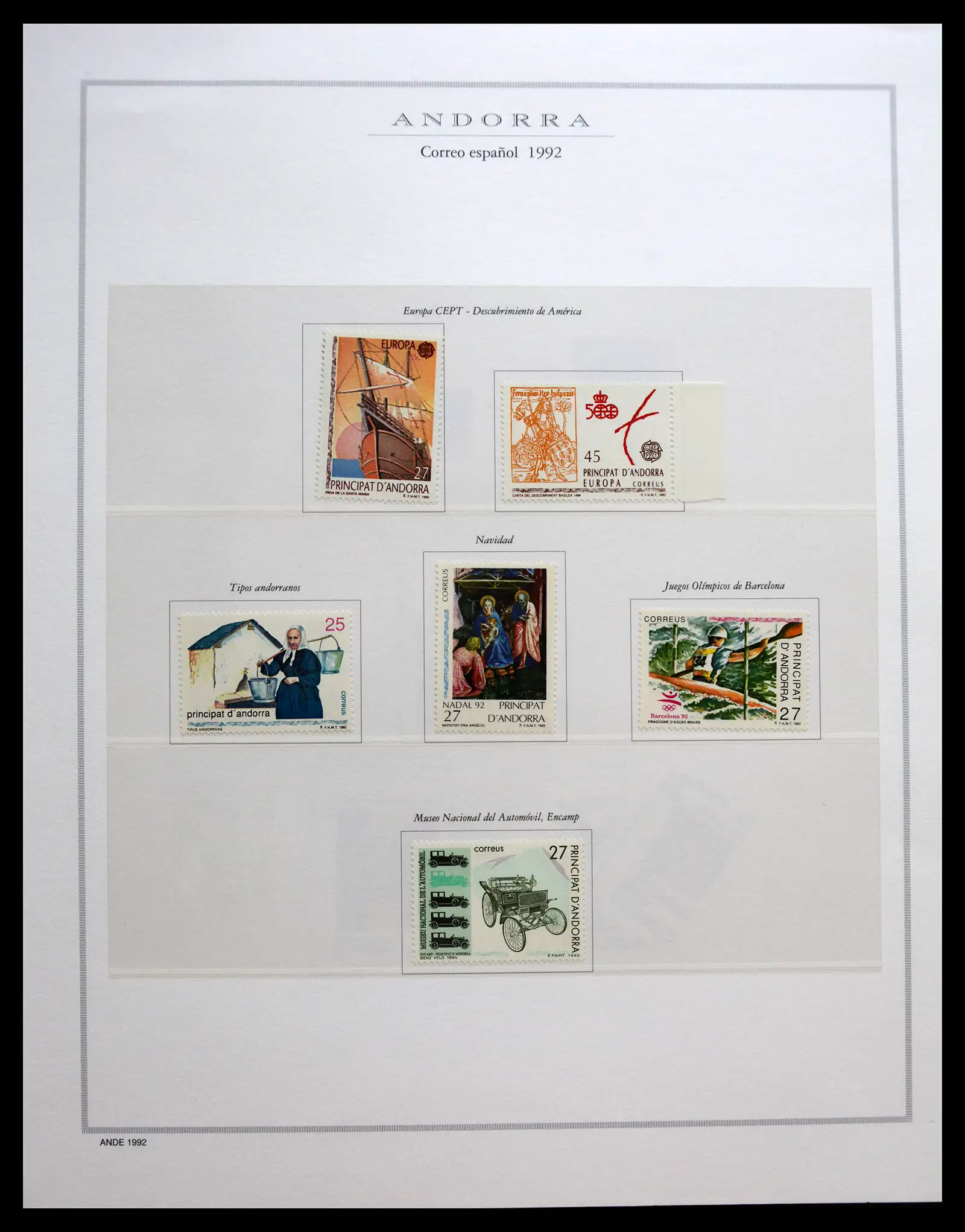 41063 0026 - Stamp collection 41063 Spanish Andorra 1928-1996.