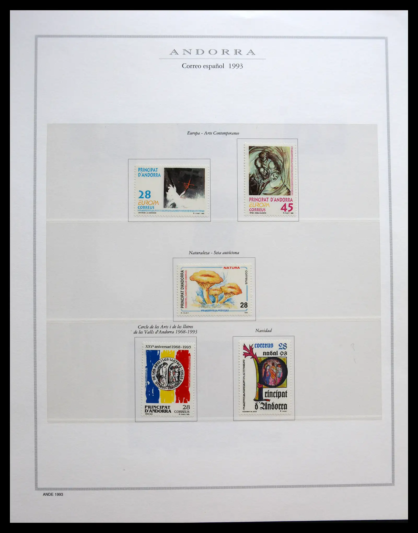 41063 0027 - Stamp collection 41063 Spanish Andorra 1928-1996.