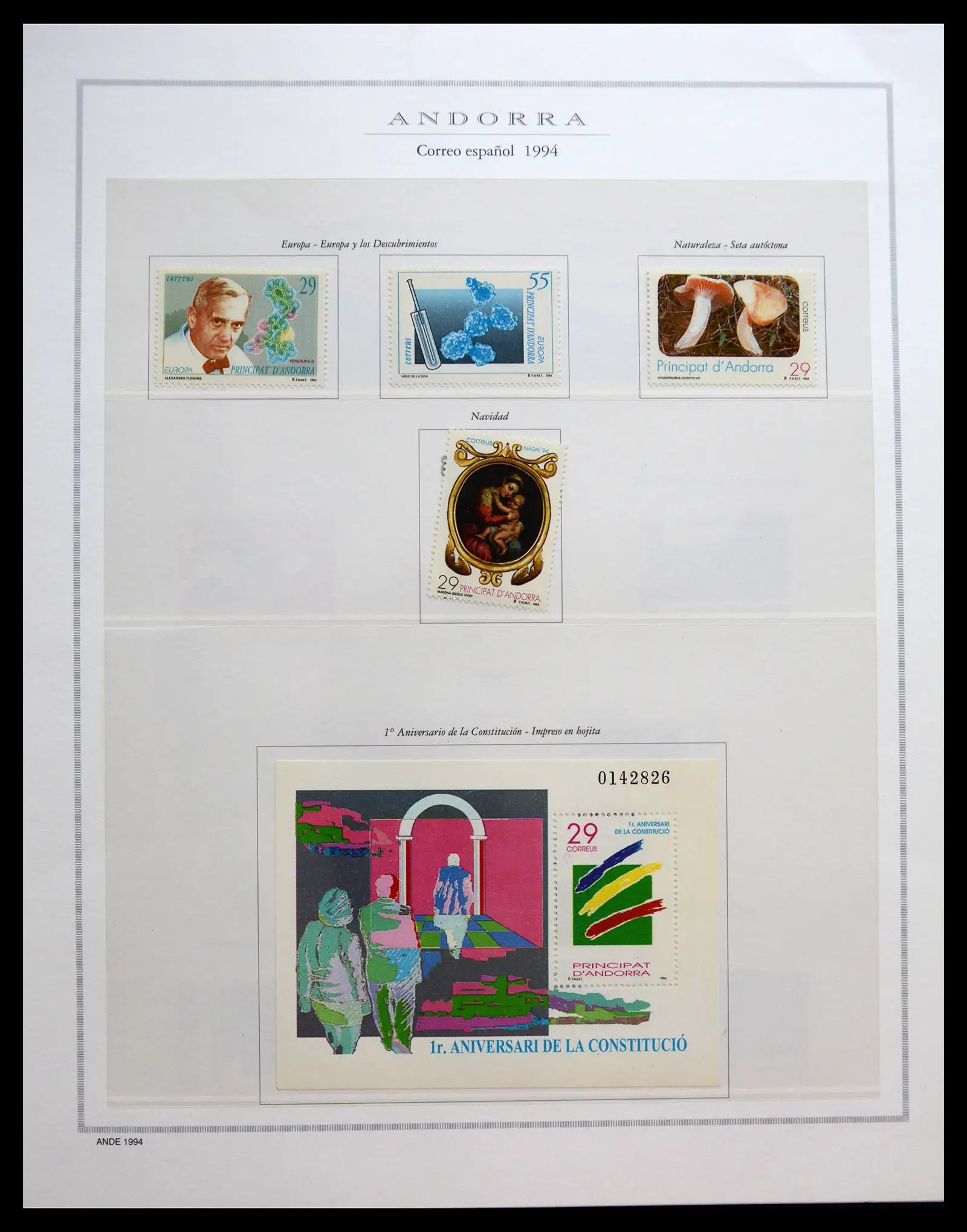 41063 0028 - Stamp collection 41063 Spanish Andorra 1928-1996.
