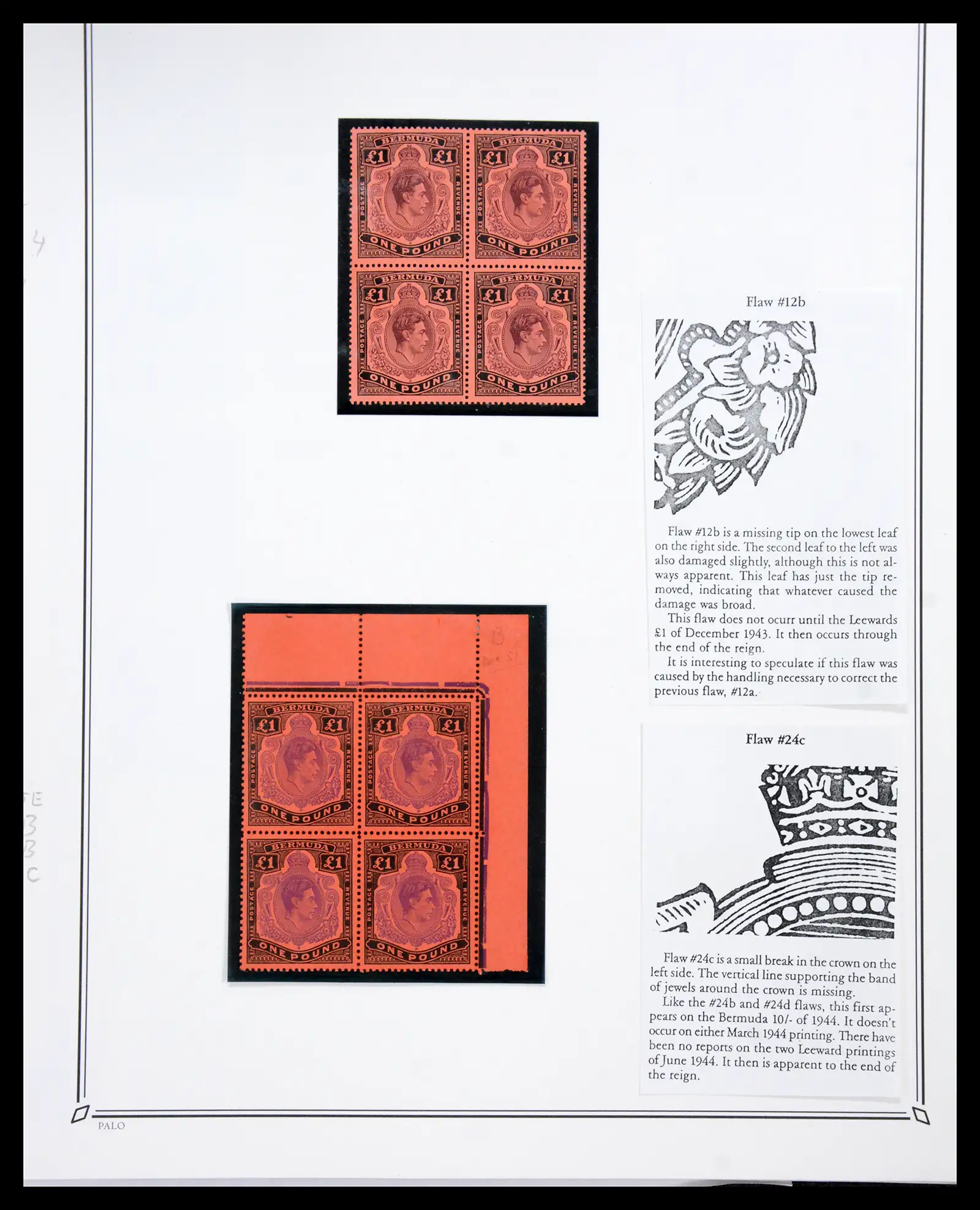 41065 0025 - Postzegelverzameling 41065 Bermuda supercollectie hoge waarden 1938-1953.