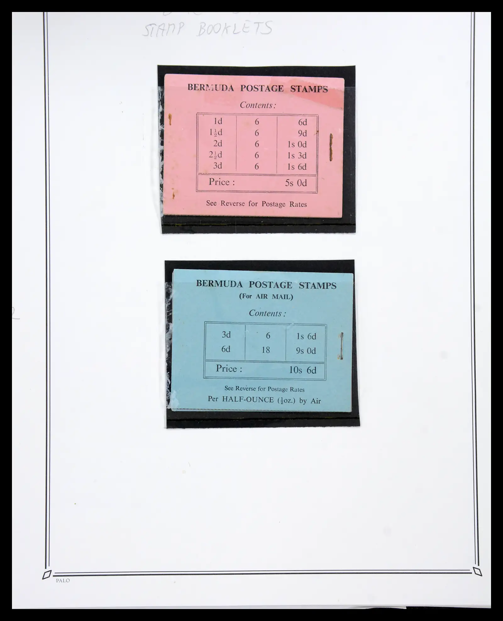 41065 0027 - Postzegelverzameling 41065 Bermuda supercollectie hoge waarden 1938-1953.