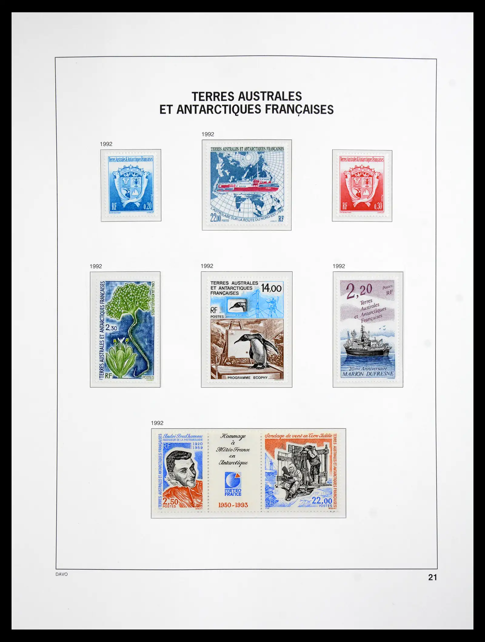 41066 0021 - Postzegelverzameling 41066 TAAF 1948-2010.