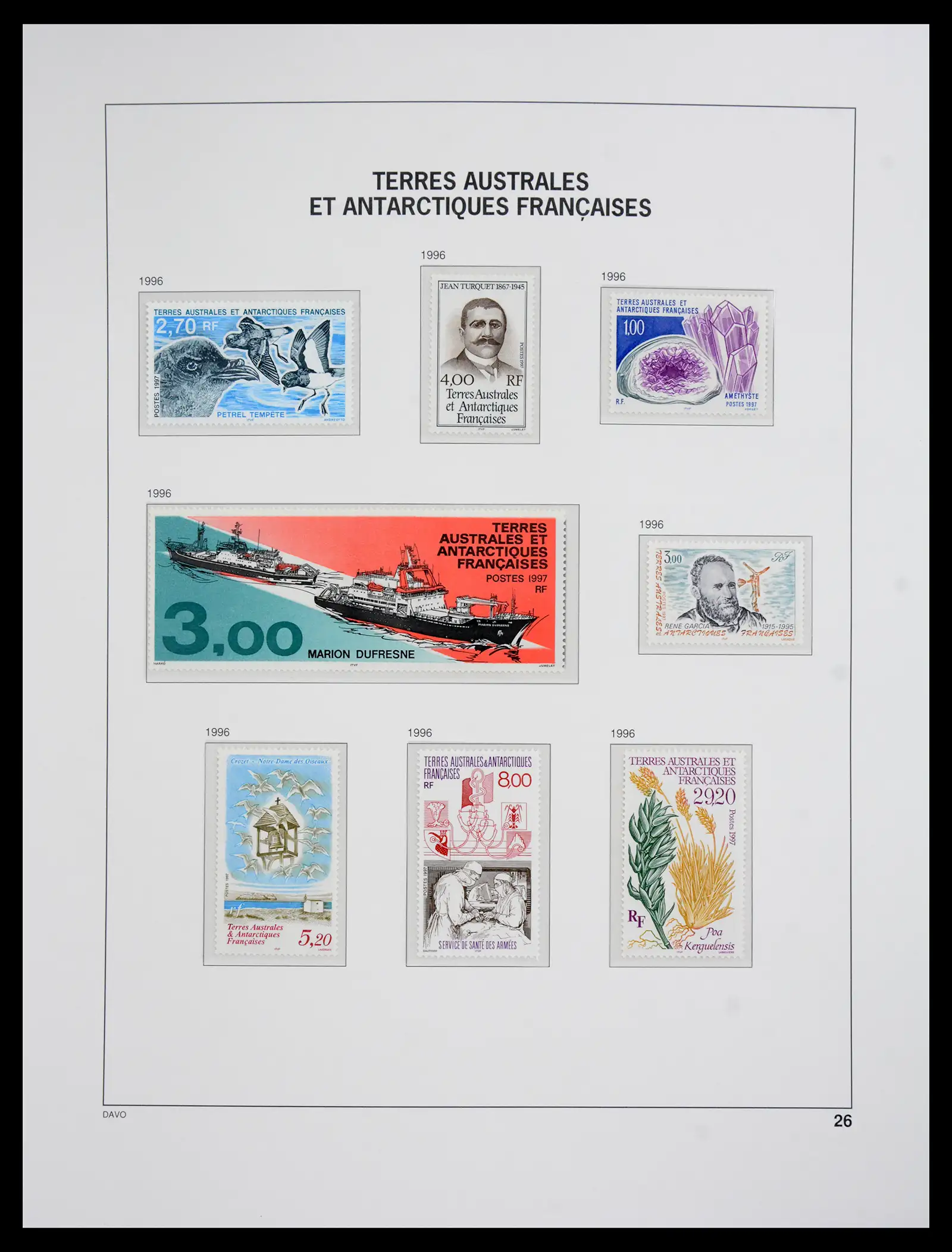 41066 0026 - Postzegelverzameling 41066 TAAF 1948-2010.