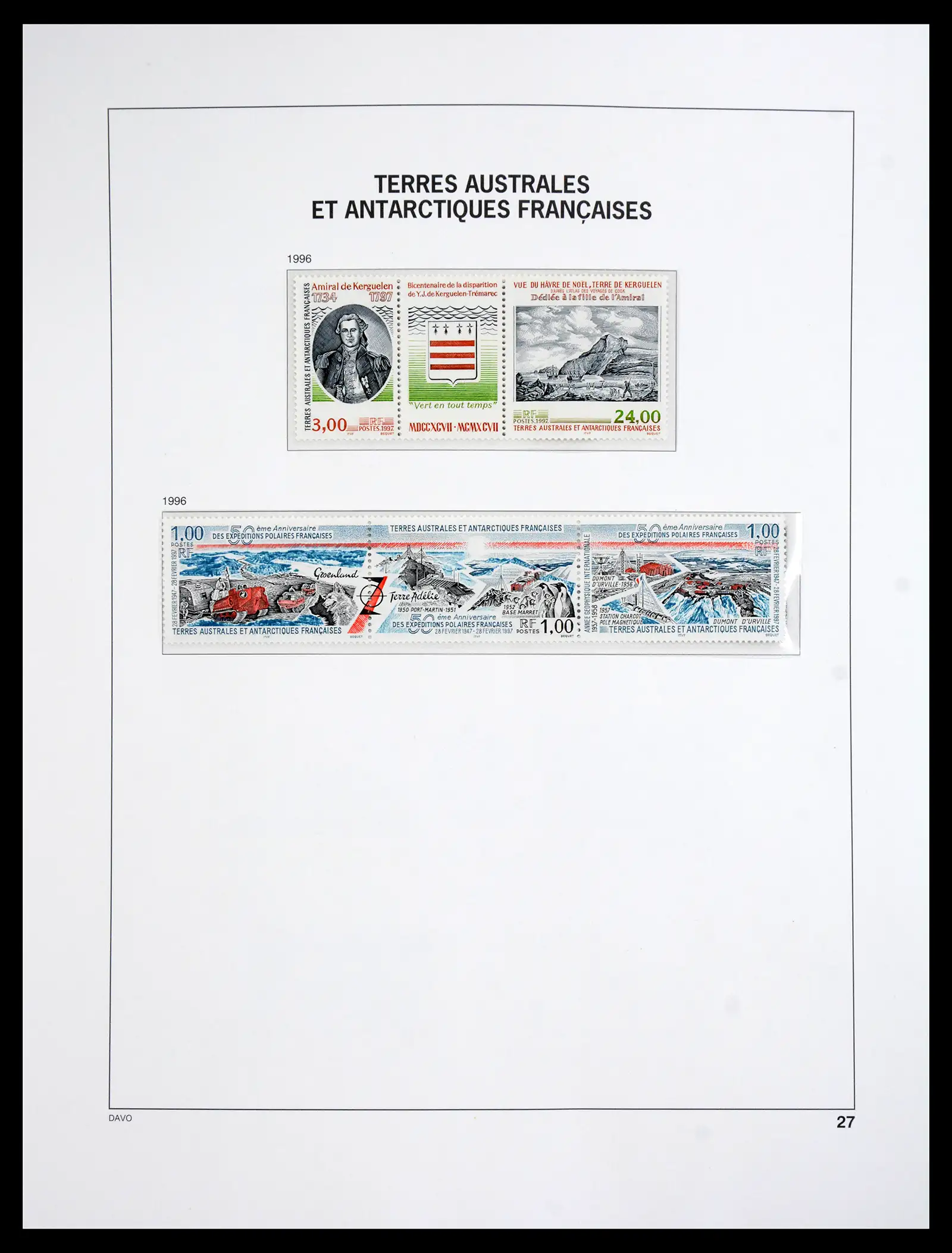 41066 0027 - Postzegelverzameling 41066 TAAF 1948-2010.
