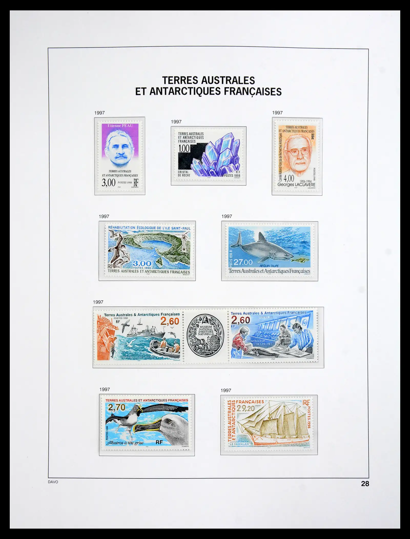 41066 0028 - Postzegelverzameling 41066 TAAF 1948-2010.