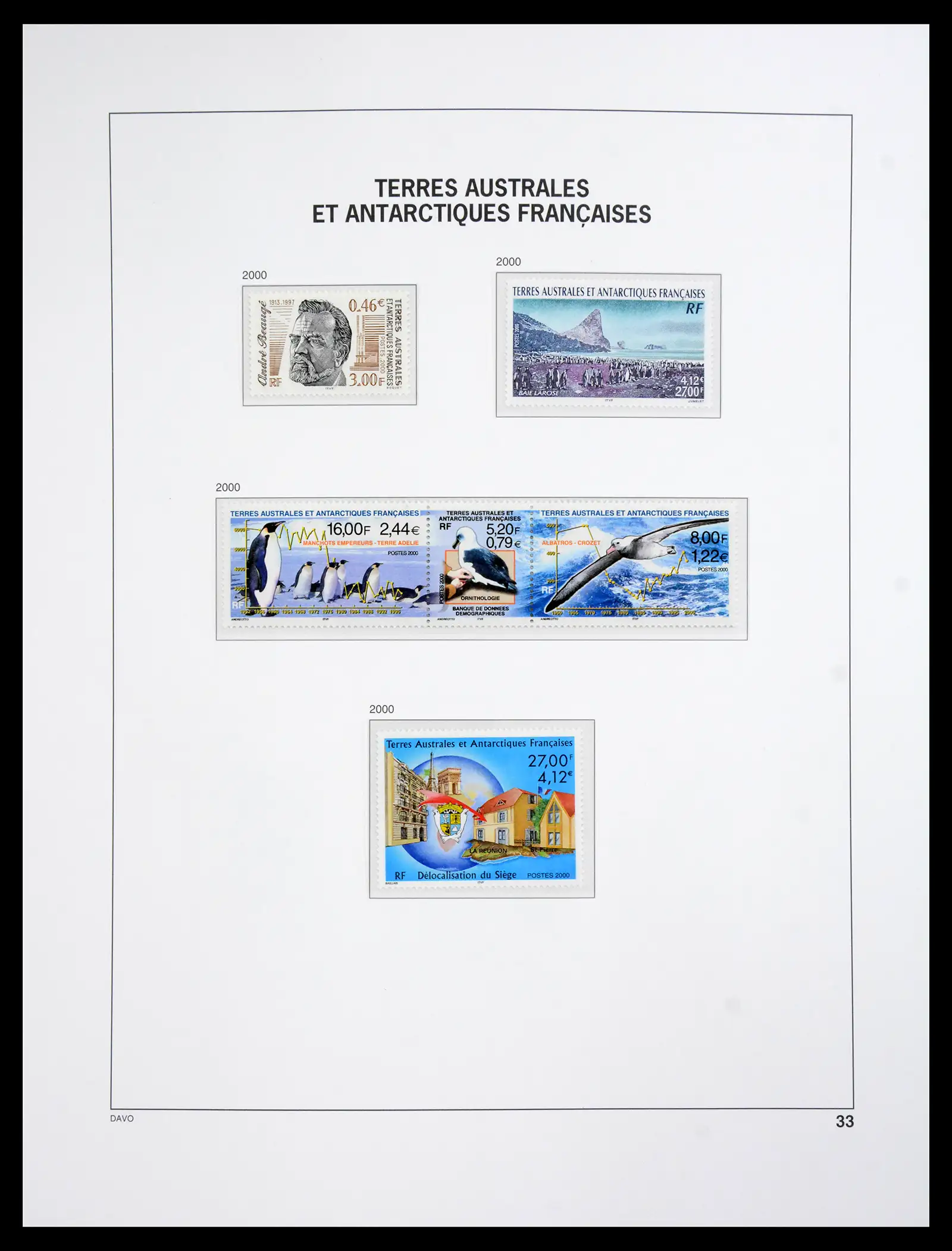 41066 0032 - Postzegelverzameling 41066 TAAF 1948-2010.