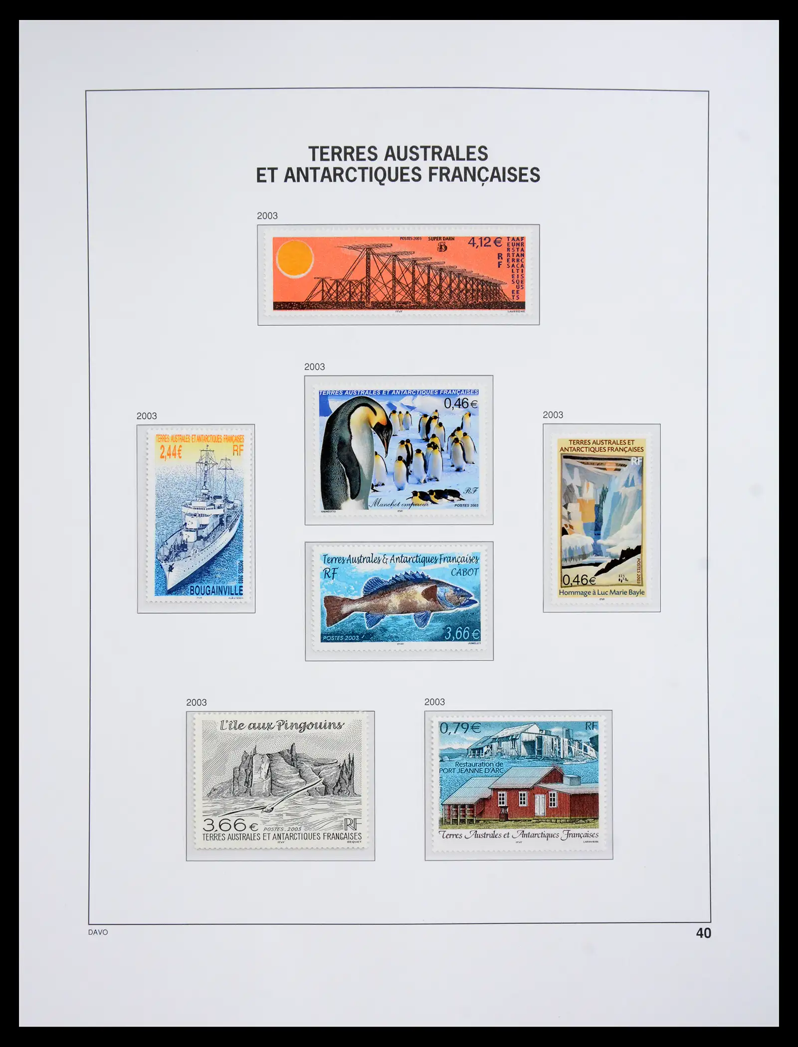 41066 0037 - Postzegelverzameling 41066 TAAF 1948-2010.