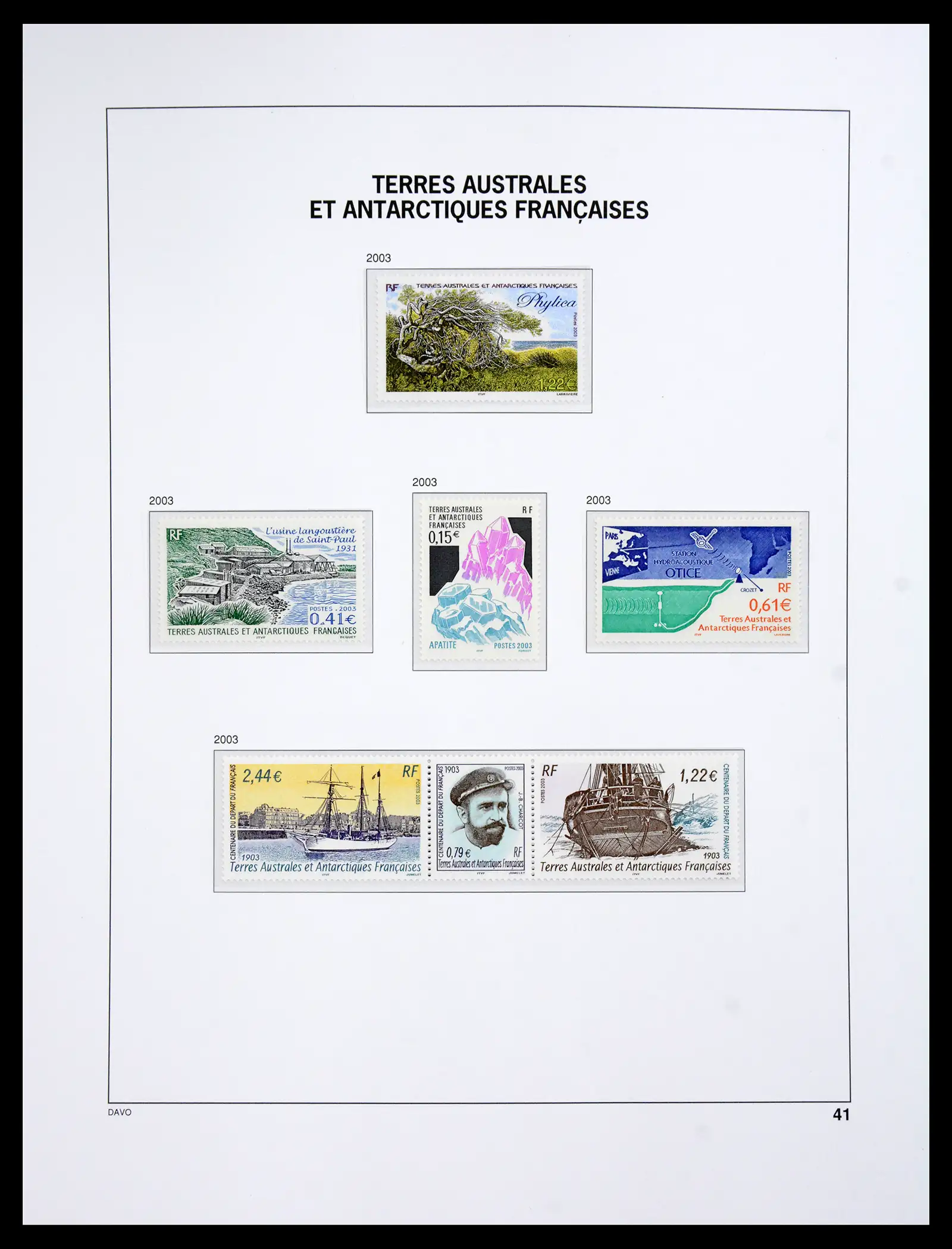 41066 0038 - Postzegelverzameling 41066 TAAF 1948-2010.