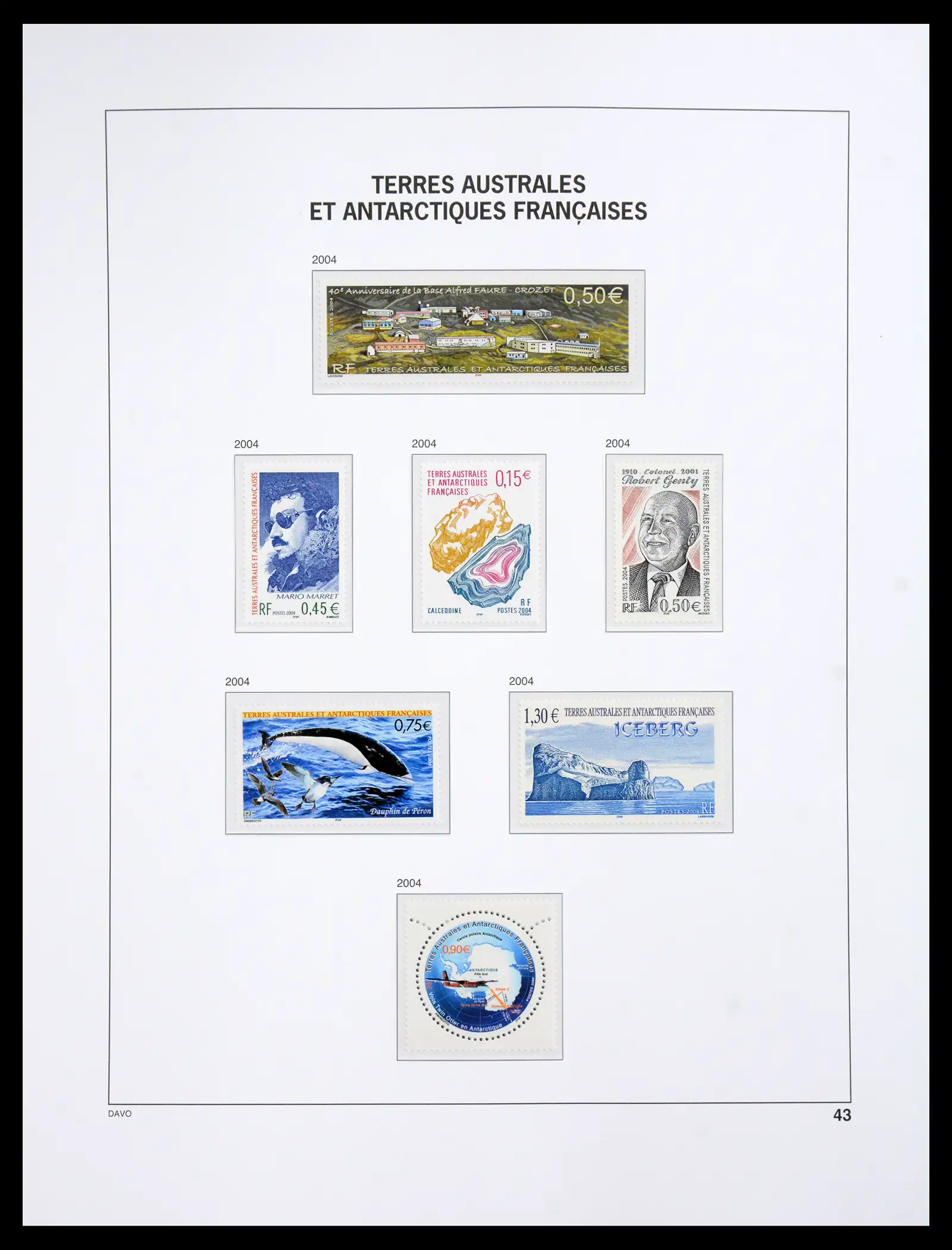 41066 0039 - Postzegelverzameling 41066 TAAF 1948-2010.