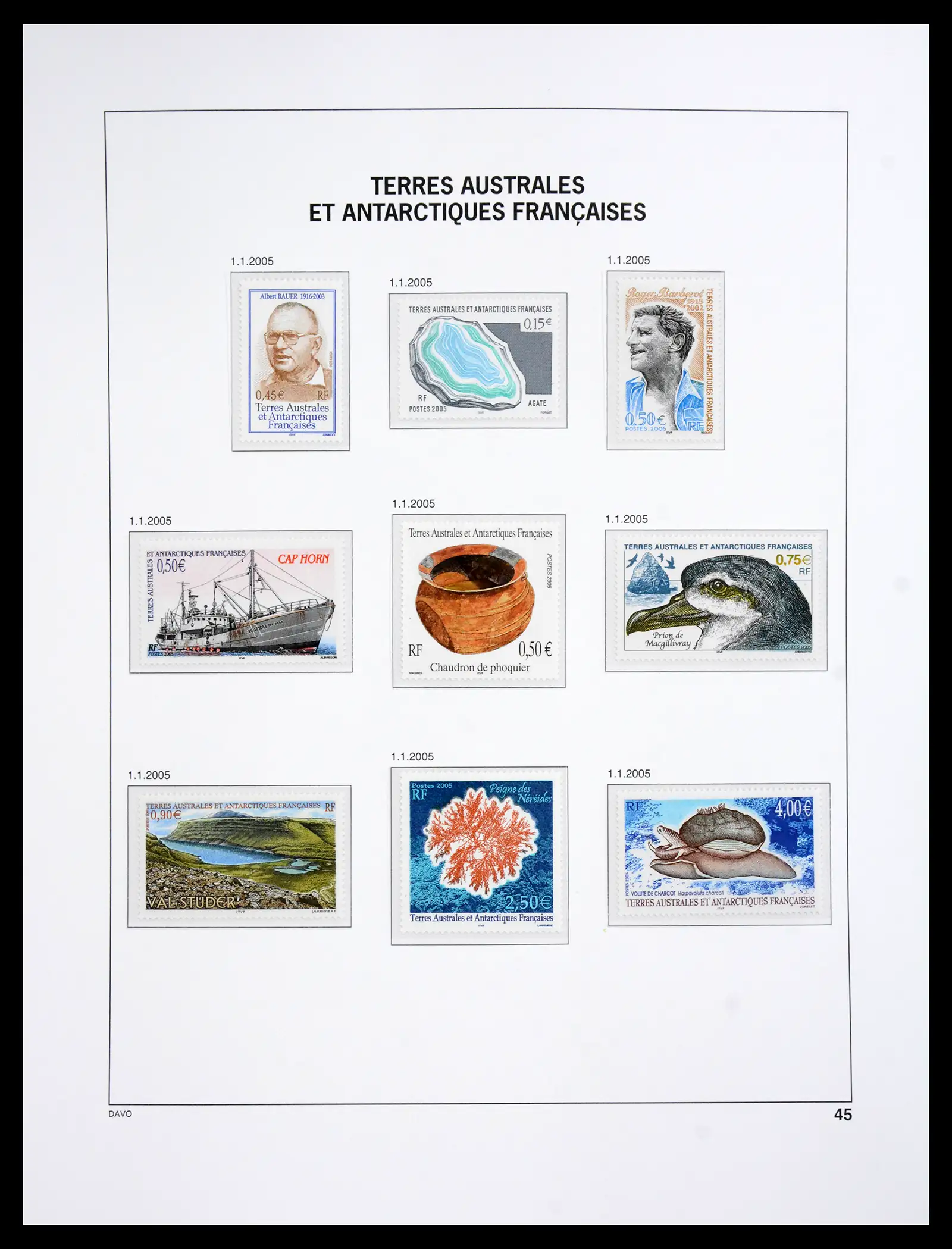 41066 0041 - Postzegelverzameling 41066 TAAF 1948-2010.