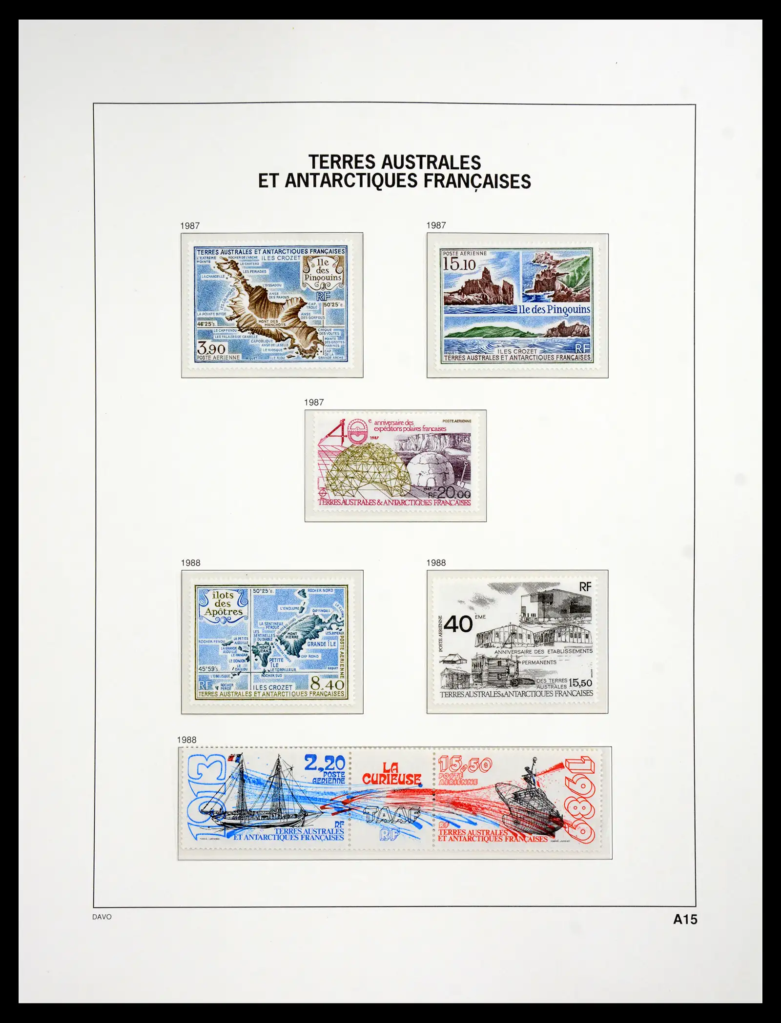 41066 0063 - Postzegelverzameling 41066 TAAF 1948-2010.