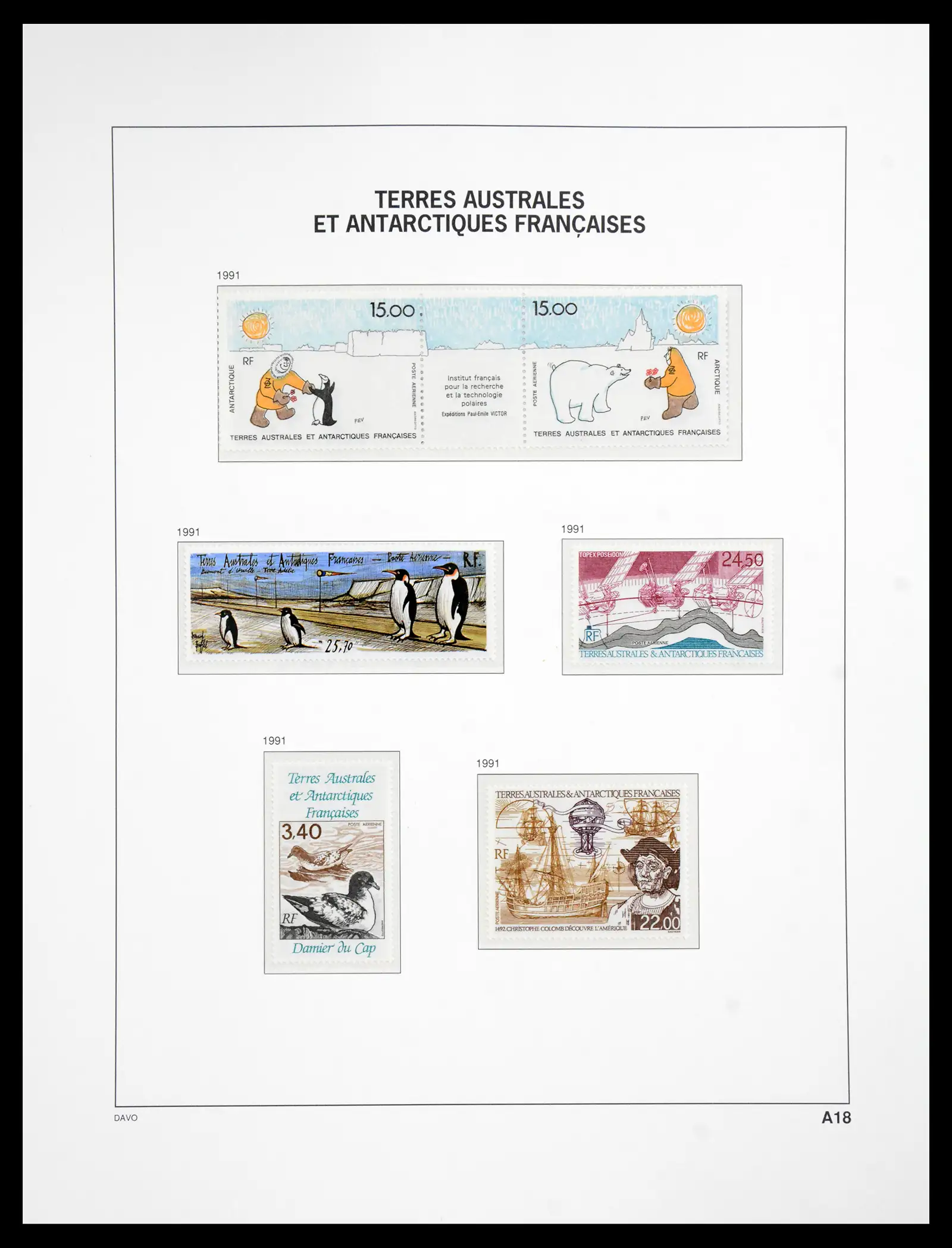 41066 0066 - Postzegelverzameling 41066 TAAF 1948-2010.