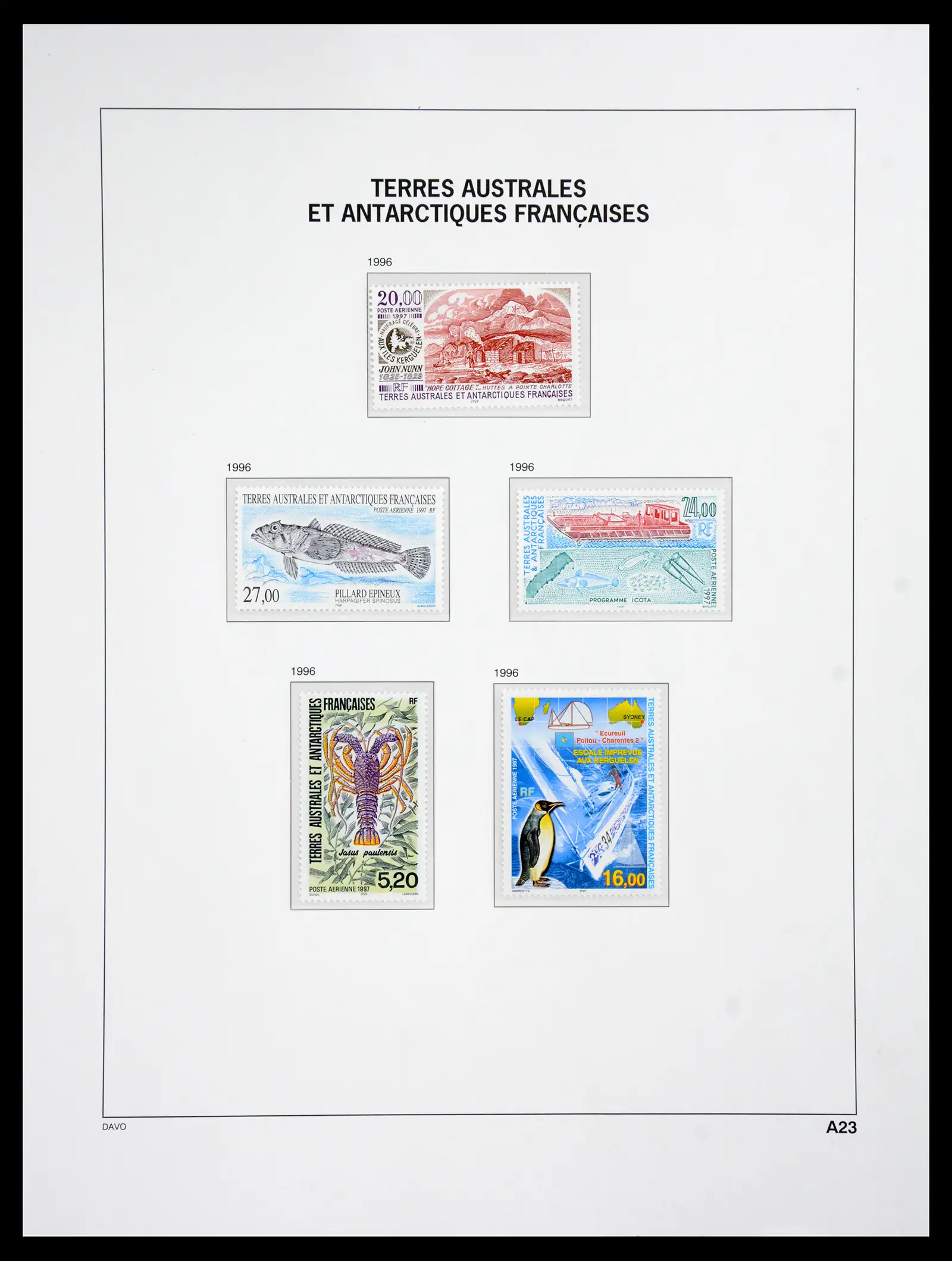 41066 0071 - Postzegelverzameling 41066 TAAF 1948-2010.
