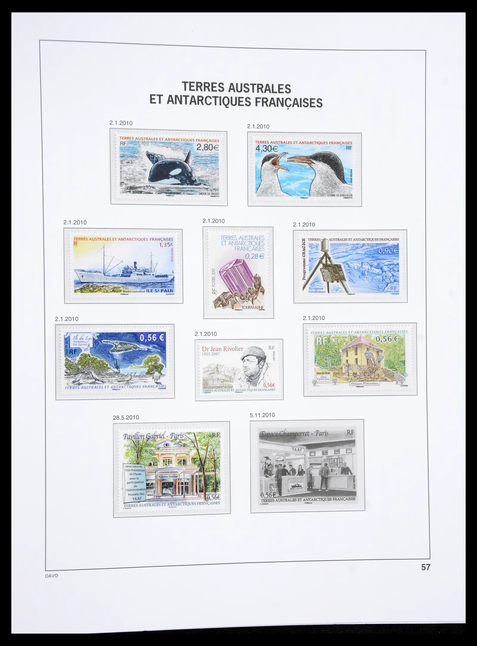 41066 0096 - Postzegelverzameling 41066 TAAF 1948-2010.