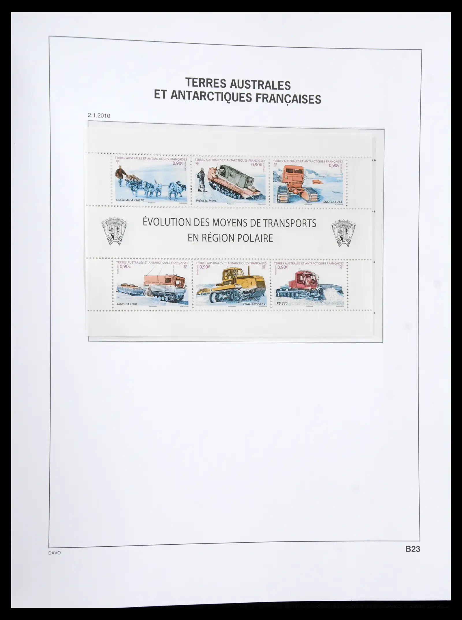41066 0100 - Postzegelverzameling 41066 TAAF 1948-2010.