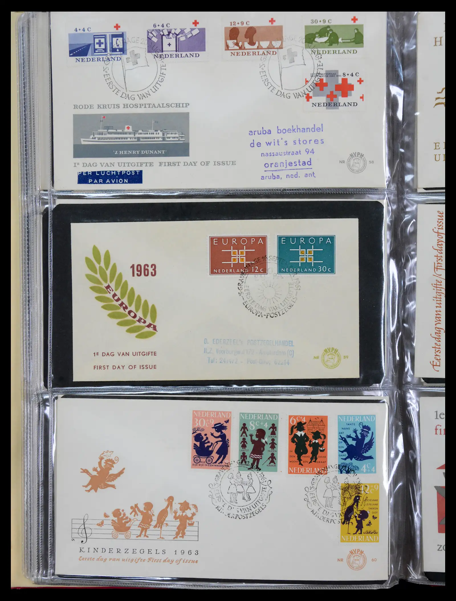 41069 0021 - Stamp collection 41069 Netherlands first day covers complete 1950-2018!