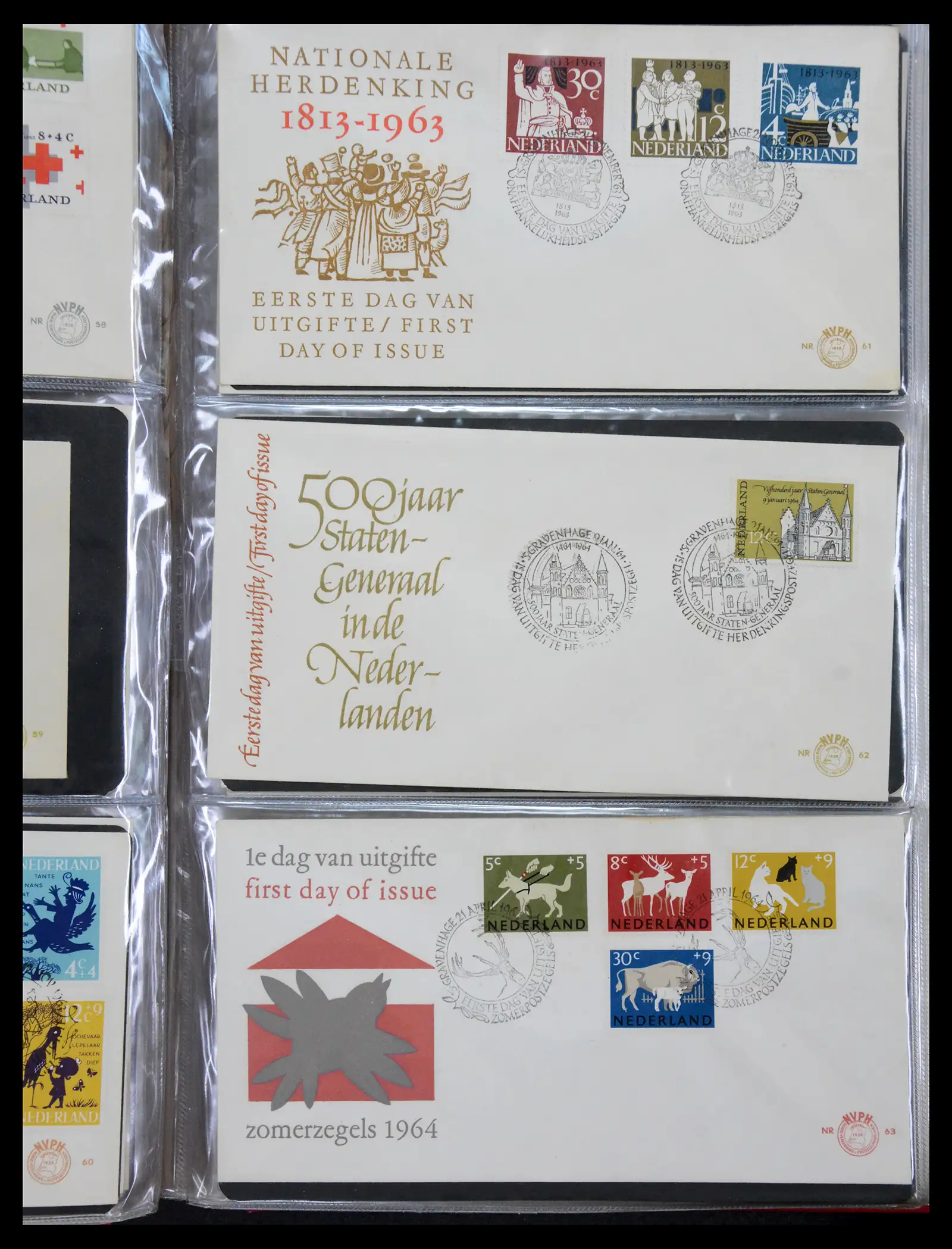 41069 0022 - Stamp collection 41069 Netherlands first day covers complete 1950-2018!