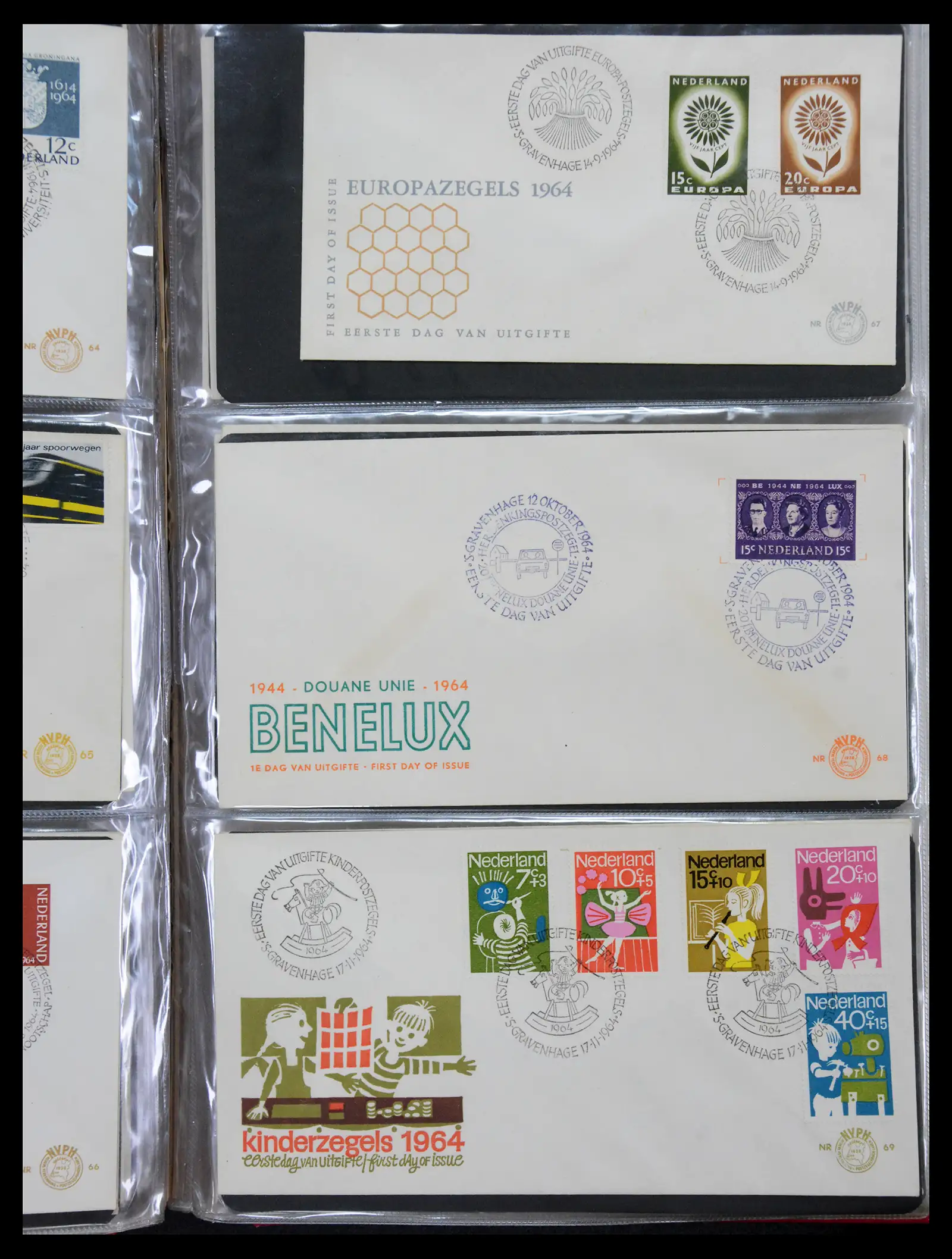 41069 0024 - Stamp collection 41069 Netherlands first day covers complete 1950-2018!