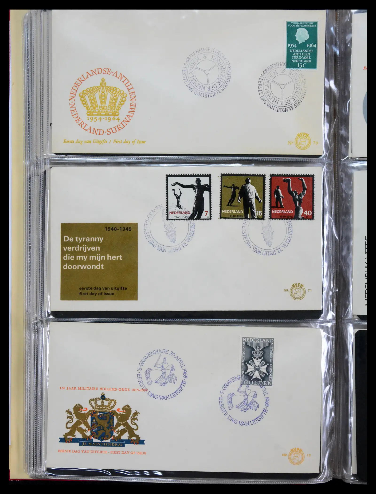 41069 0025 - Stamp collection 41069 Netherlands first day covers complete 1950-2018!