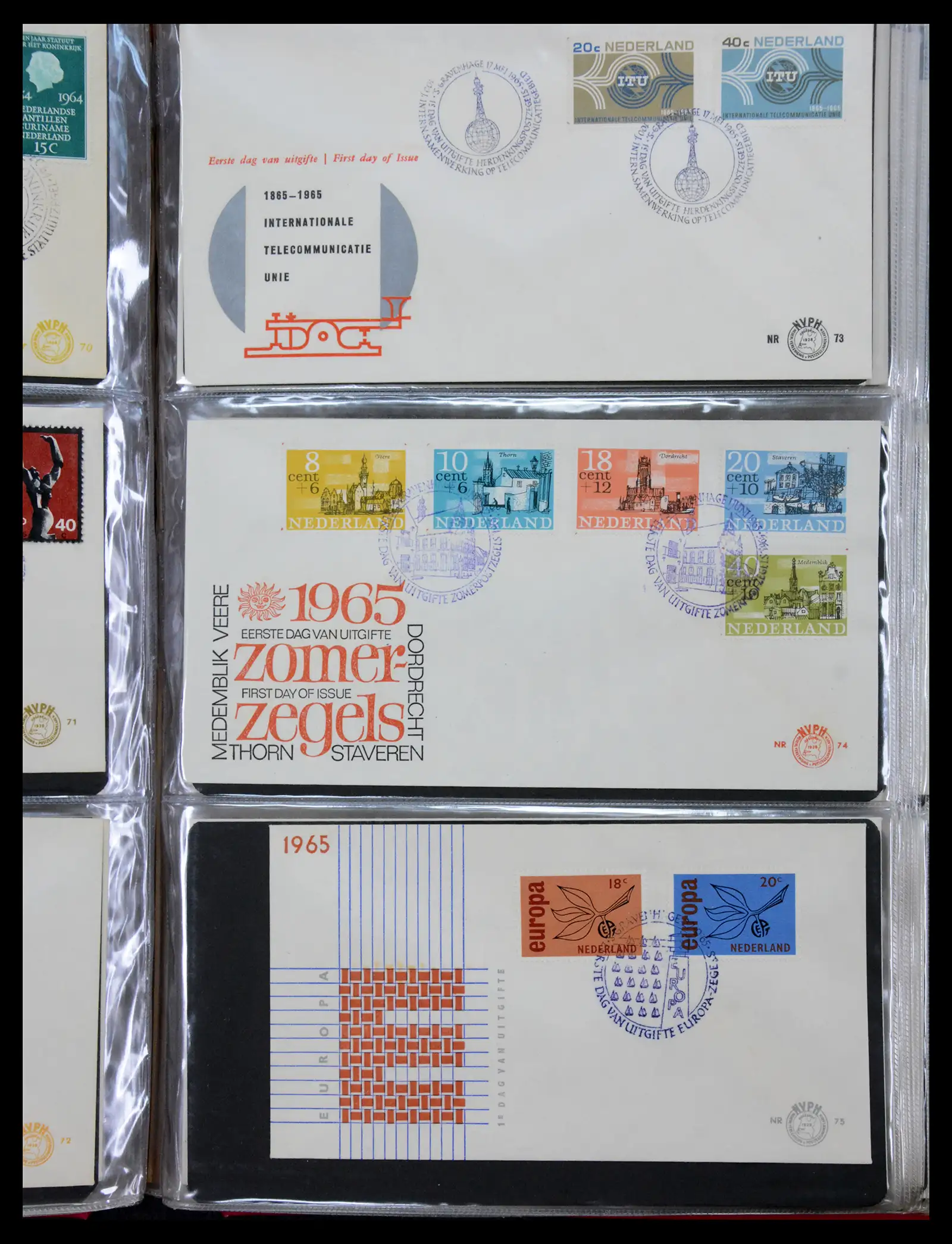 41069 0026 - Stamp collection 41069 Netherlands first day covers complete 1950-2018!