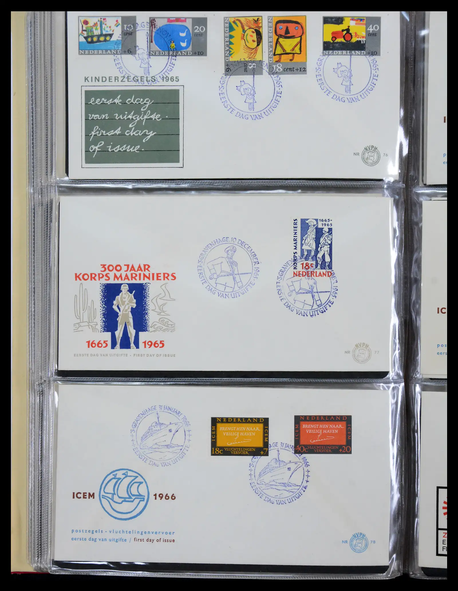 41069 0027 - Stamp collection 41069 Netherlands first day covers complete 1950-2018!