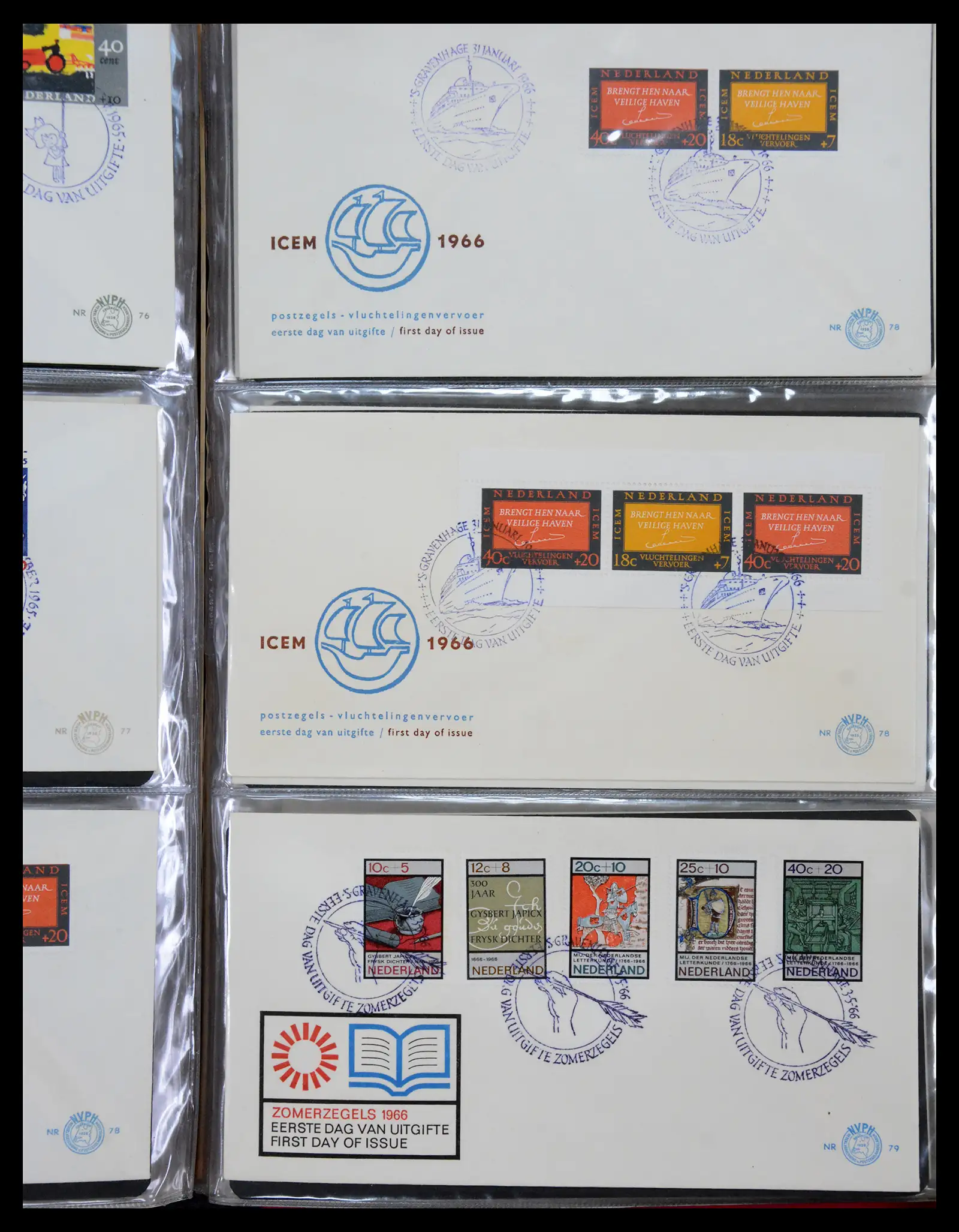 41069 0028 - Stamp collection 41069 Netherlands first day covers complete 1950-2018!