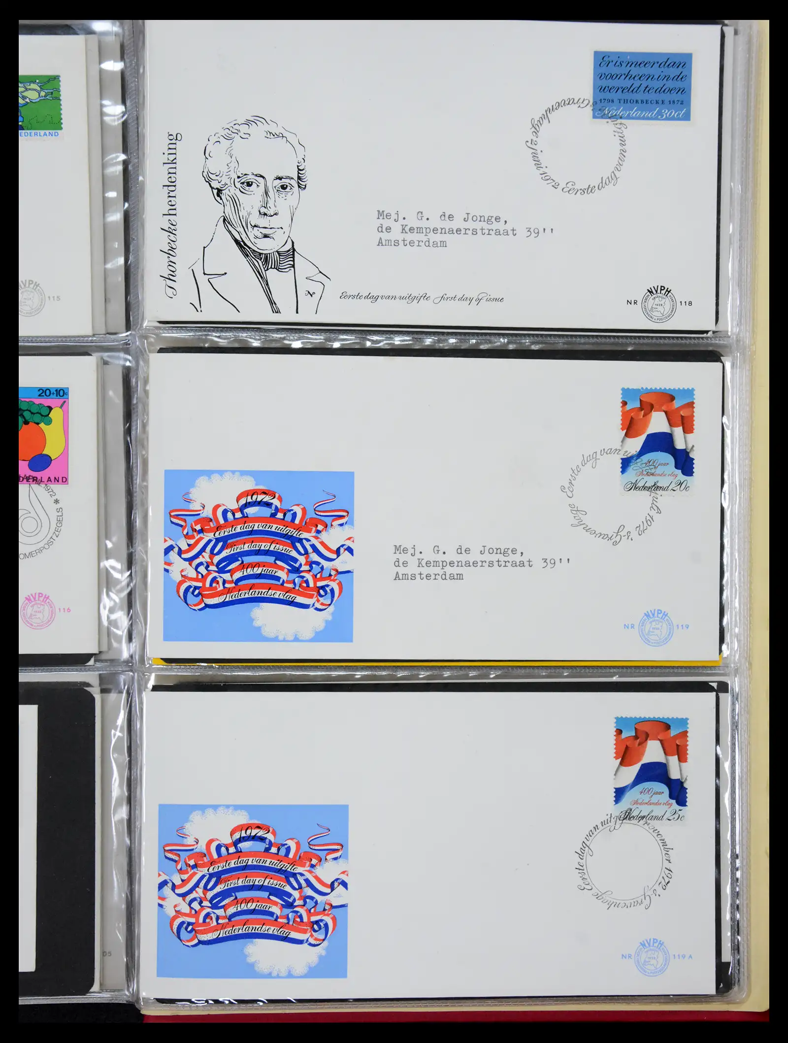 41069 0042 - Stamp collection 41069 Netherlands first day covers complete 1950-2018!