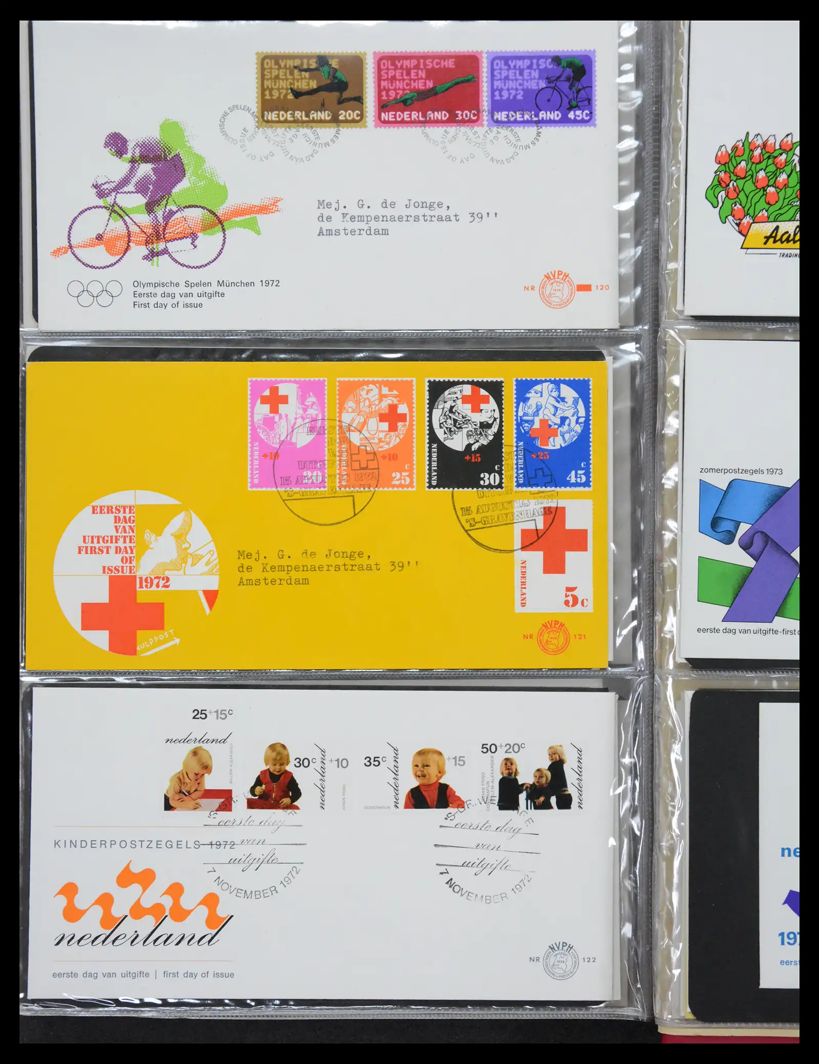 41069 0043 - Stamp collection 41069 Netherlands first day covers complete 1950-2018!