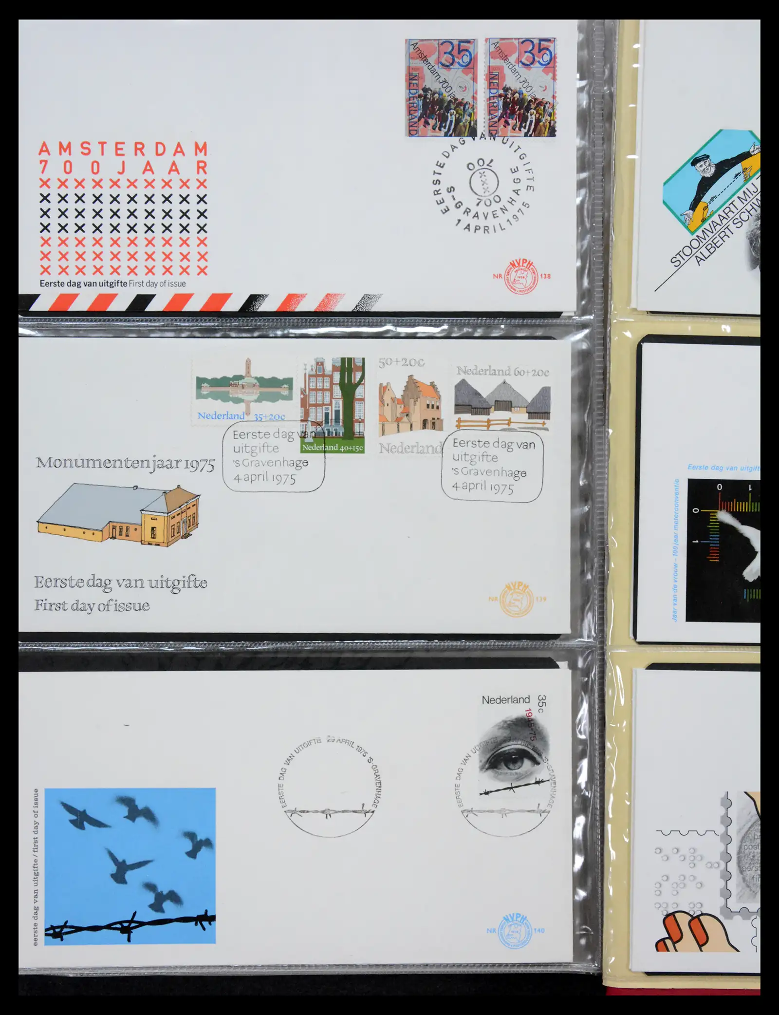 41069 0049 - Stamp collection 41069 Netherlands first day covers complete 1950-2018!