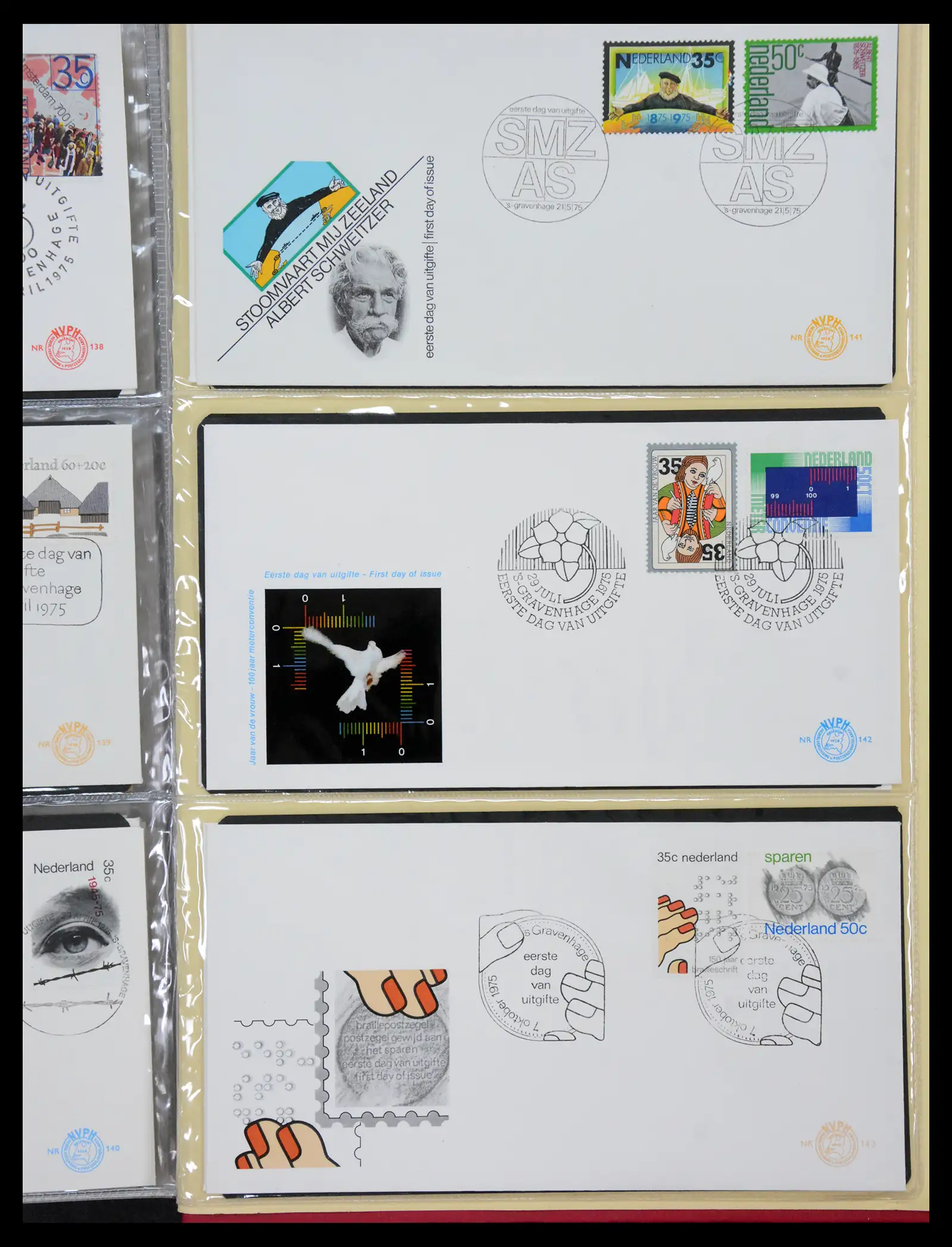 41069 0050 - Stamp collection 41069 Netherlands first day covers complete 1950-2018!