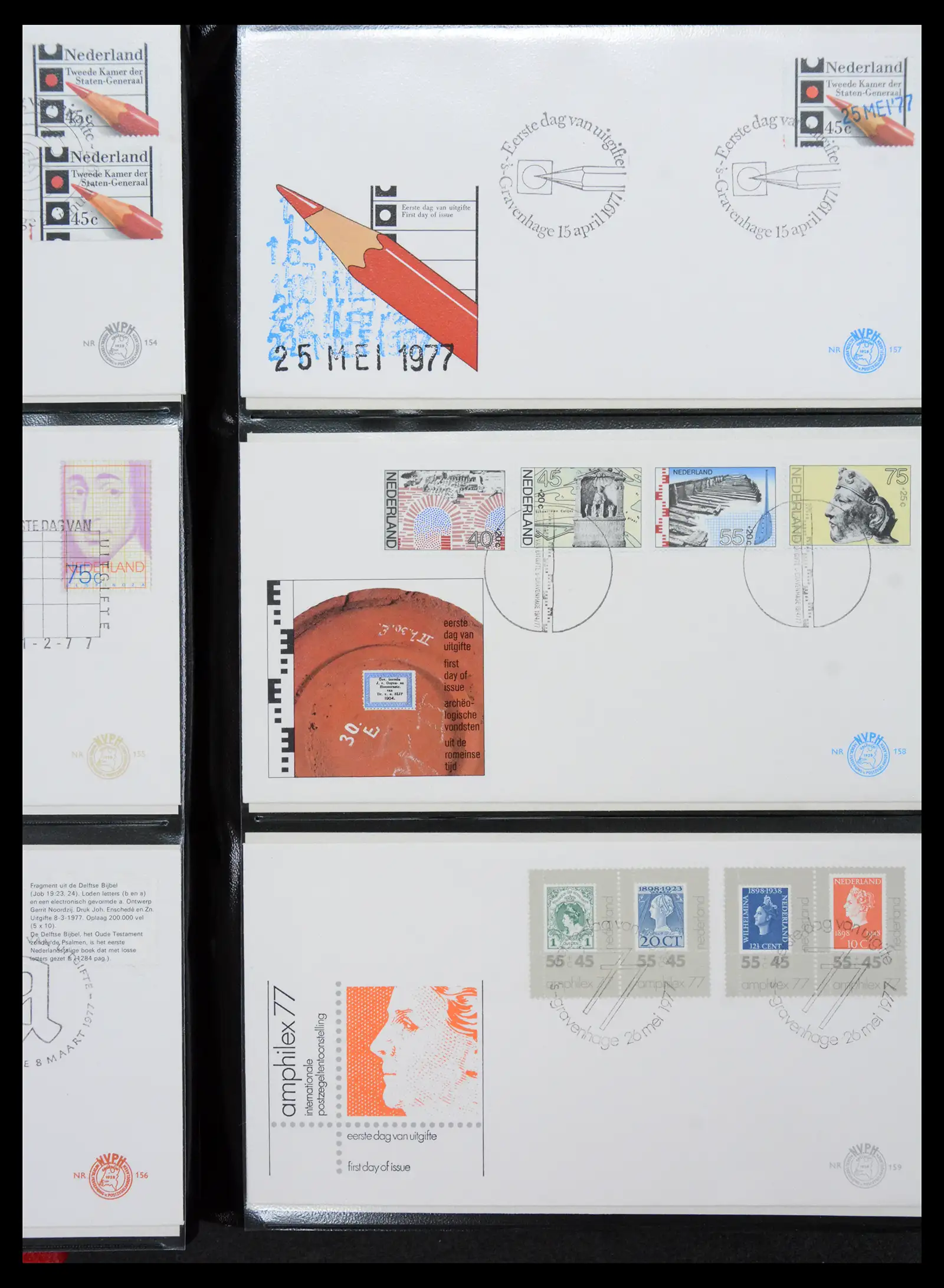 41069 0056 - Stamp collection 41069 Netherlands first day covers complete 1950-2018!