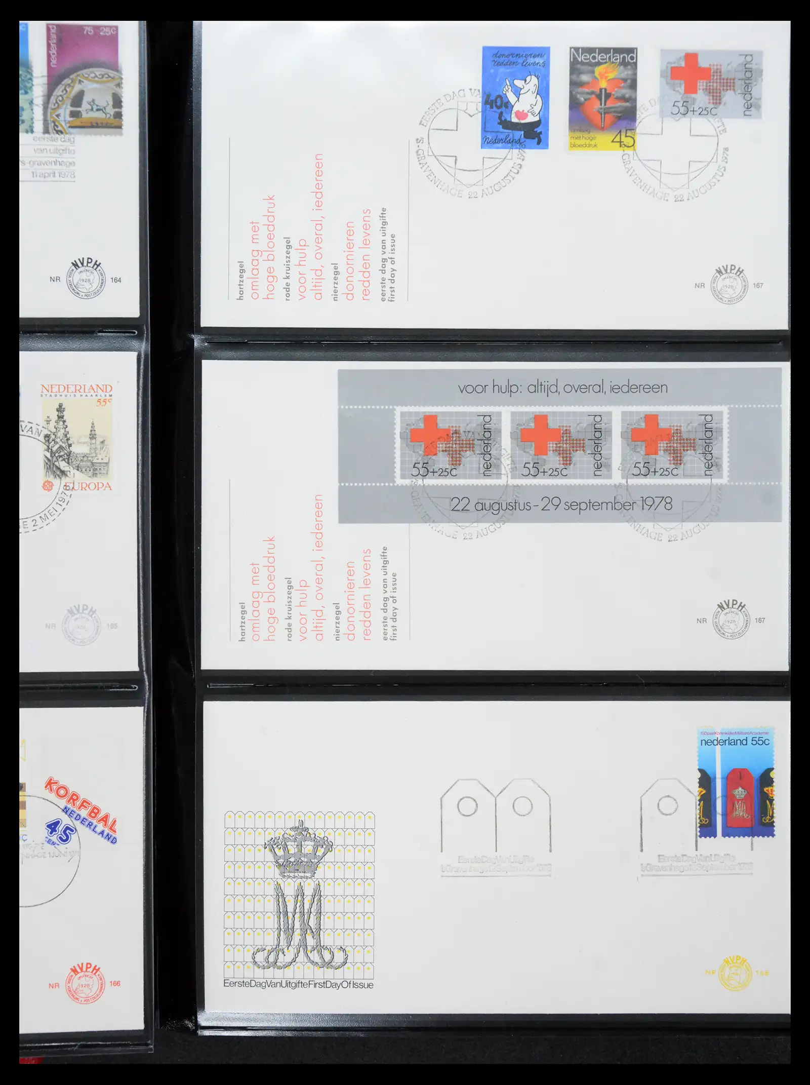 41069 0060 - Stamp collection 41069 Netherlands first day covers complete 1950-2018!