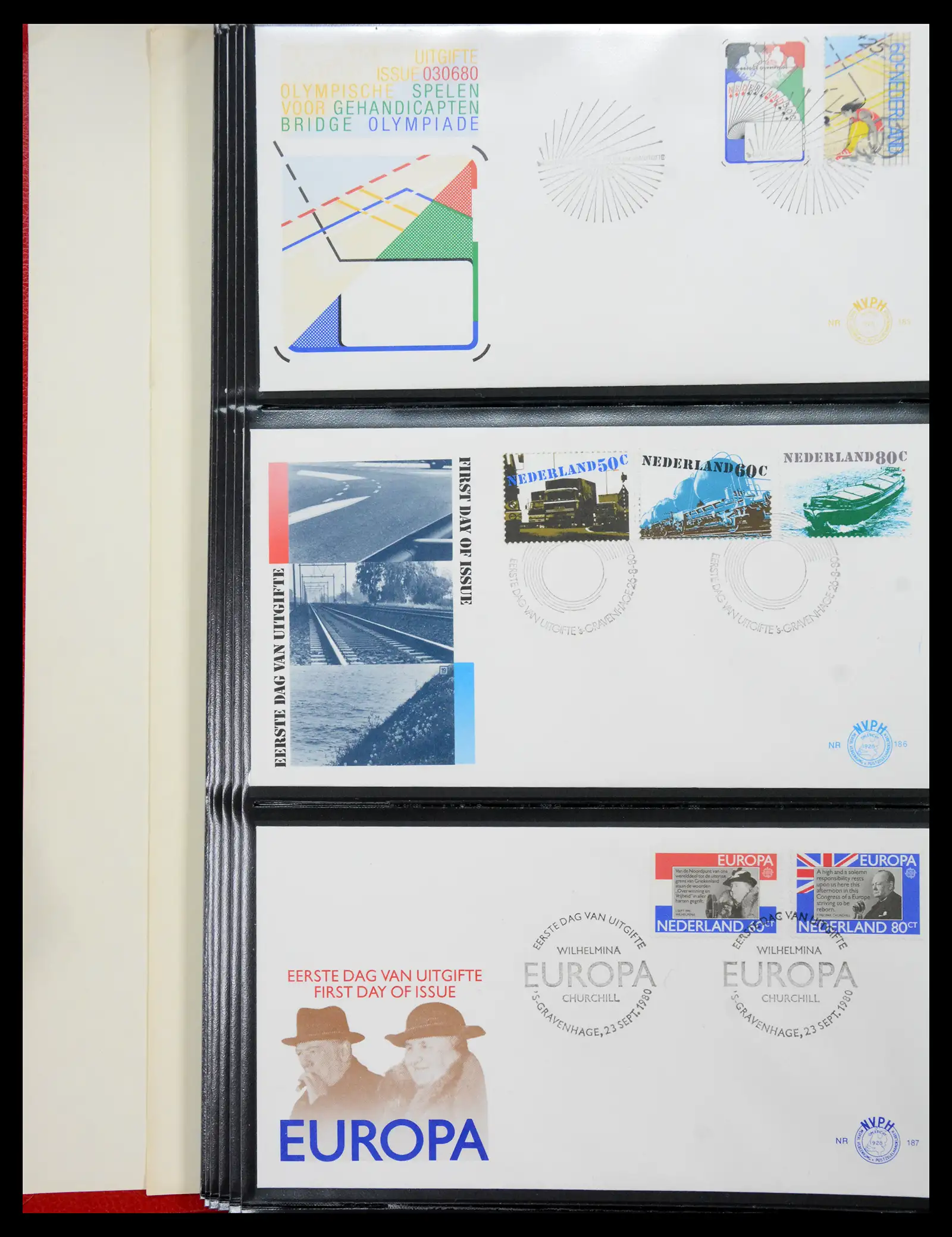 41069 0067 - Stamp collection 41069 Netherlands first day covers complete 1950-2018!