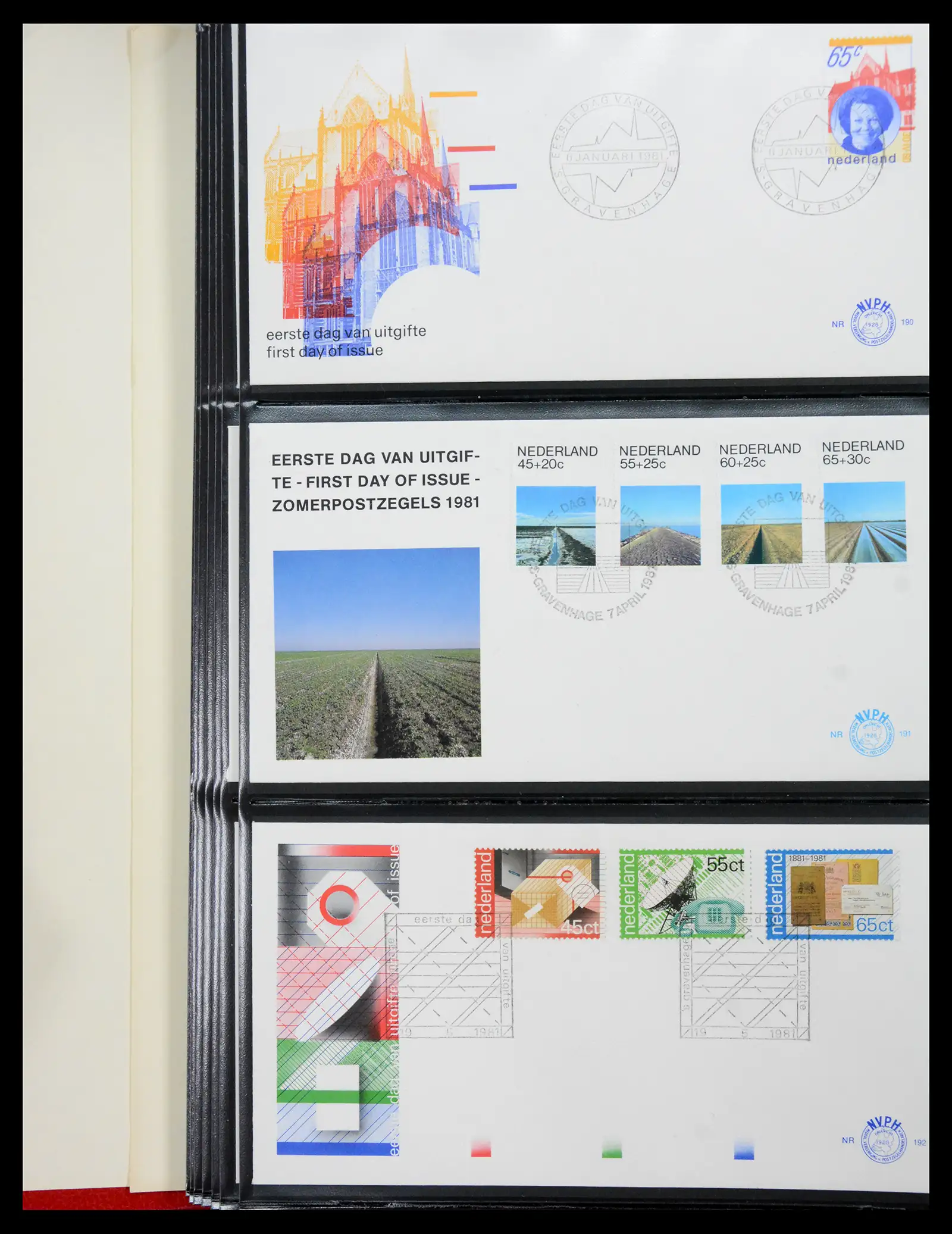 41069 0069 - Stamp collection 41069 Netherlands first day covers complete 1950-2018!