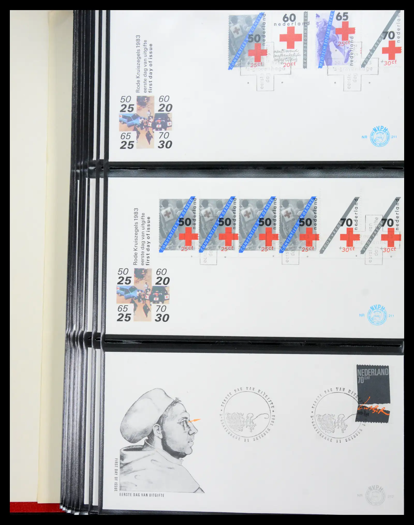 41069 0077 - Stamp collection 41069 Netherlands first day covers complete 1950-2018!