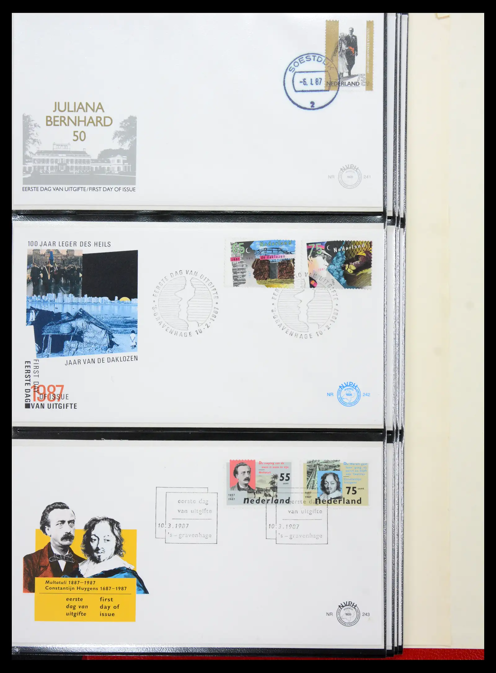 41069 0090 - Stamp collection 41069 Netherlands first day covers complete 1950-2018!