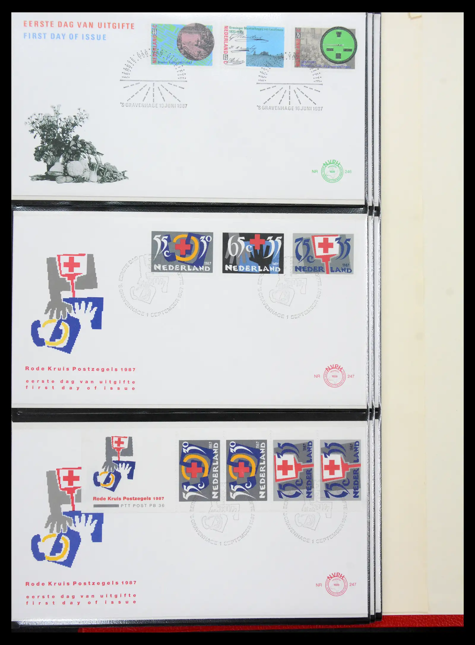 41069 0092 - Stamp collection 41069 Netherlands first day covers complete 1950-2018!