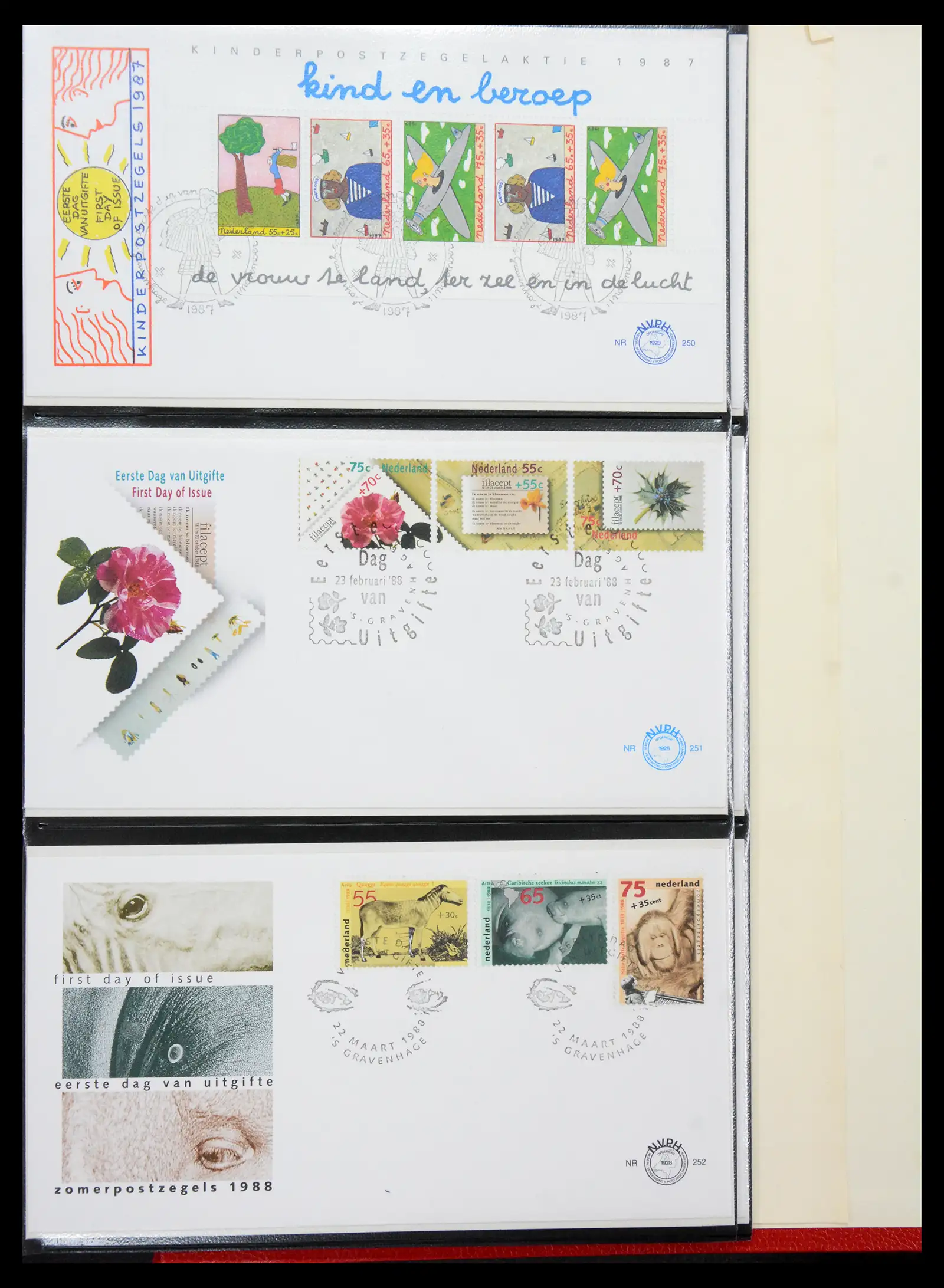 41069 0094 - Stamp collection 41069 Netherlands first day covers complete 1950-2018!