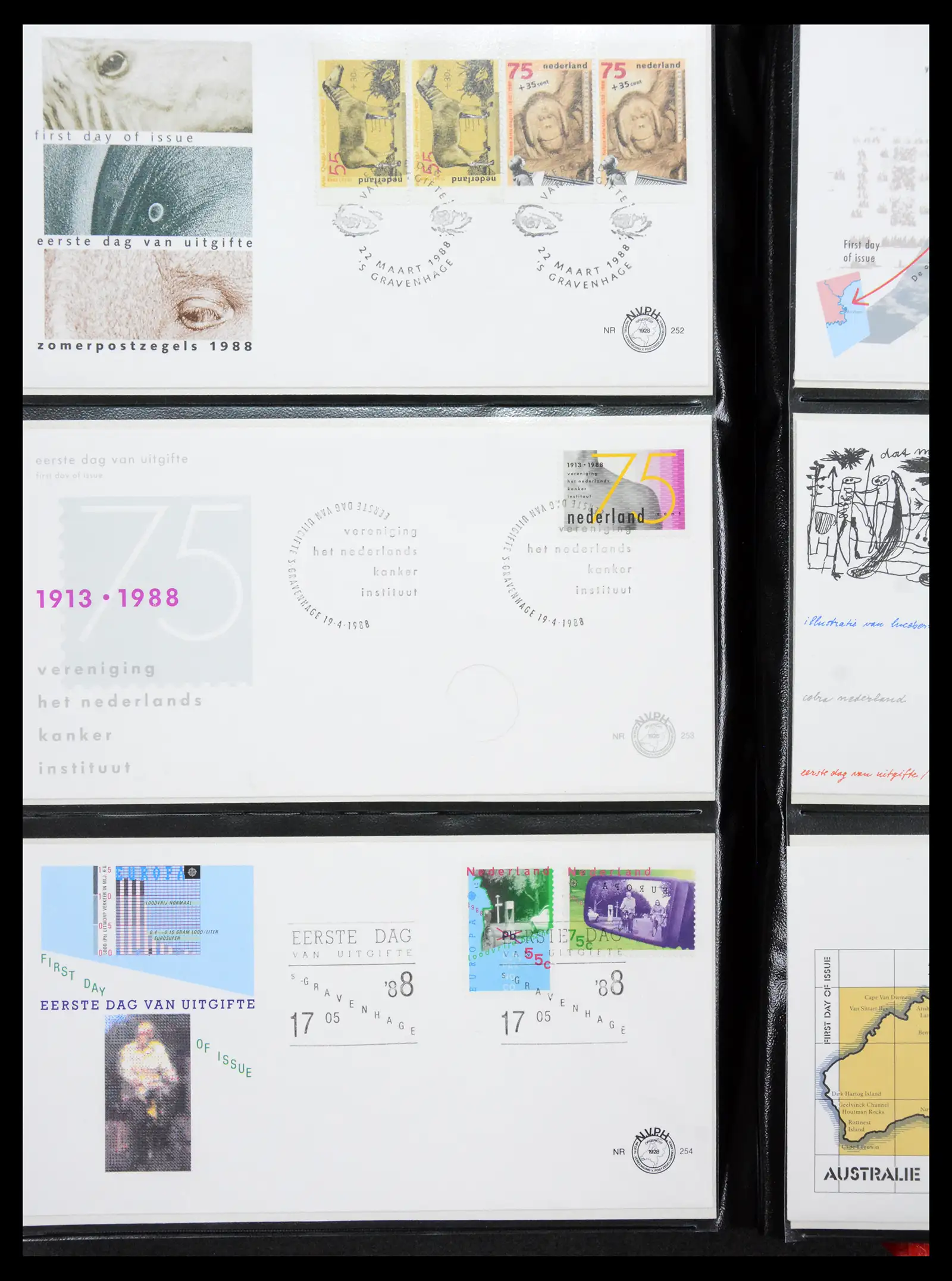 41069 0095 - Stamp collection 41069 Netherlands first day covers complete 1950-2018!