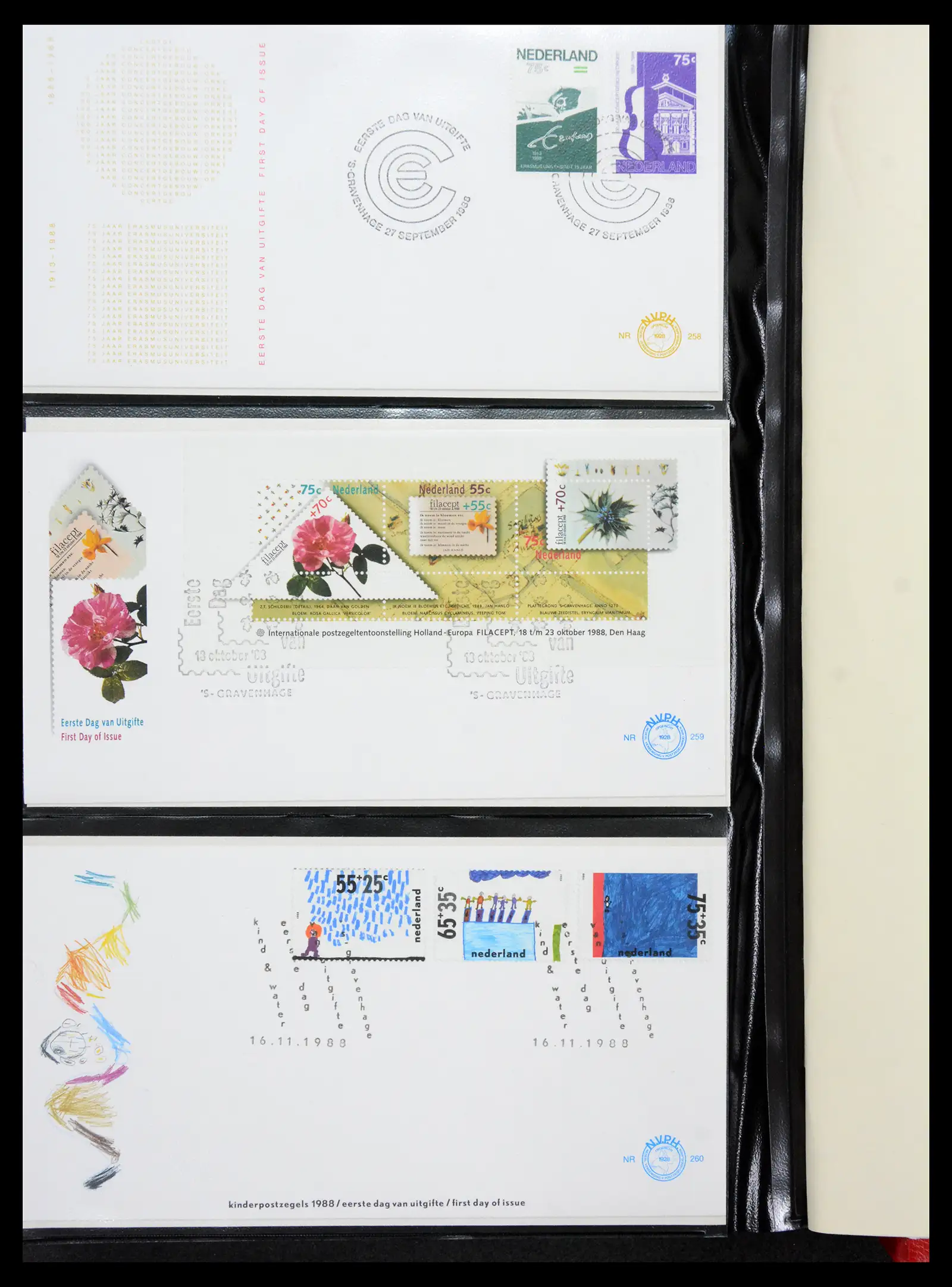41069 0097 - Stamp collection 41069 Netherlands first day covers complete 1950-2018!