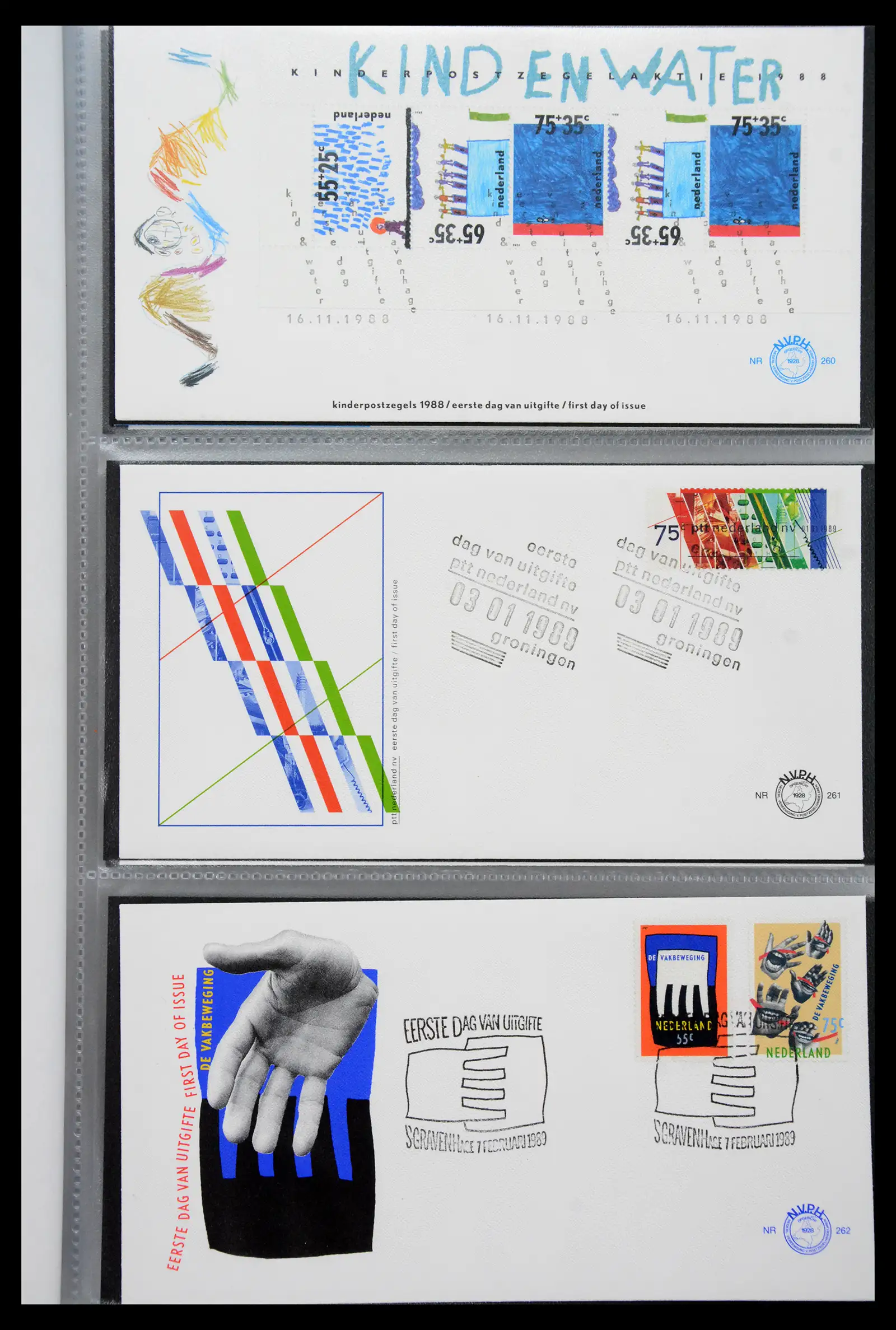 41069 0098 - Stamp collection 41069 Netherlands first day covers complete 1950-2018!