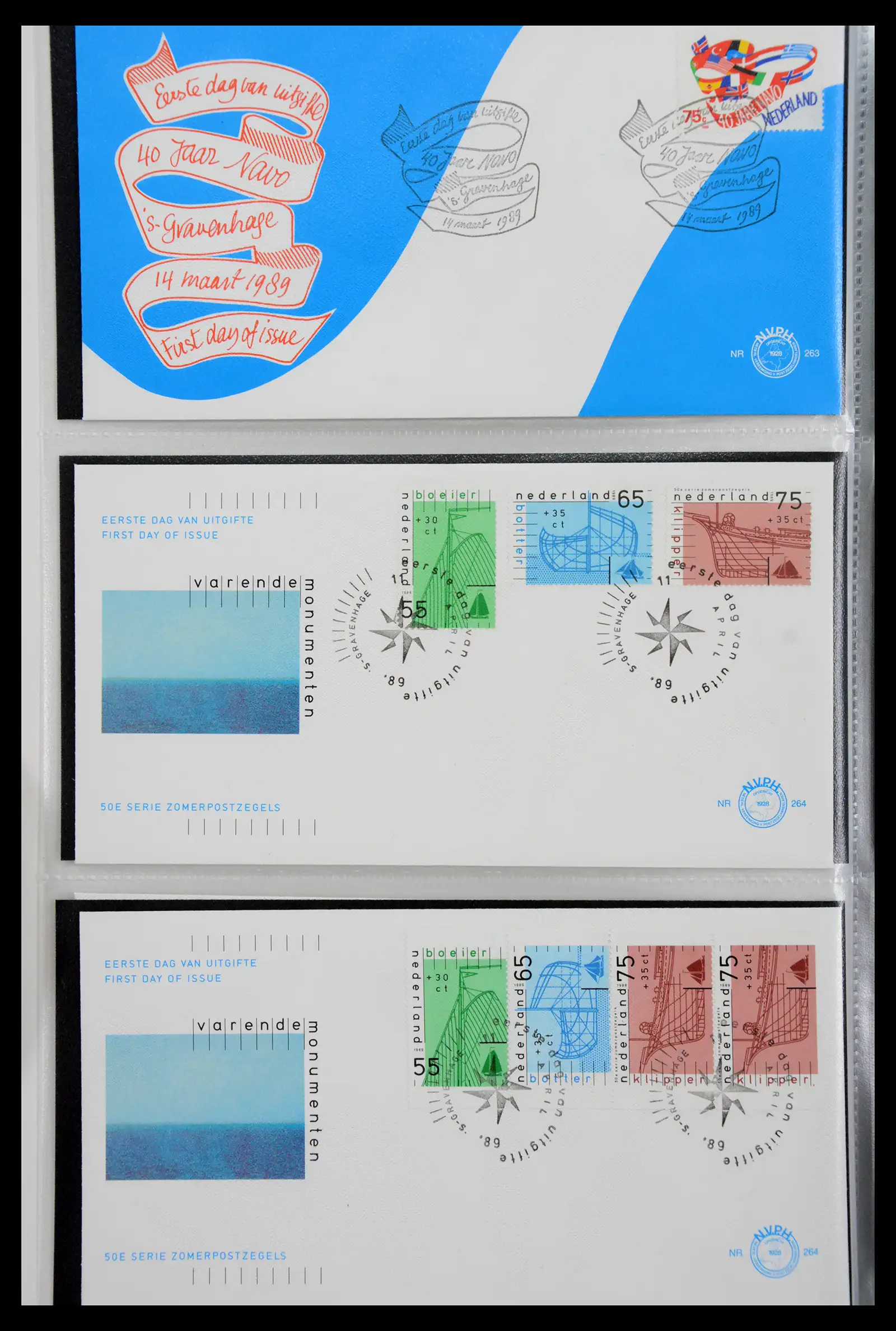 41069 0099 - Stamp collection 41069 Netherlands first day covers complete 1950-2018!
