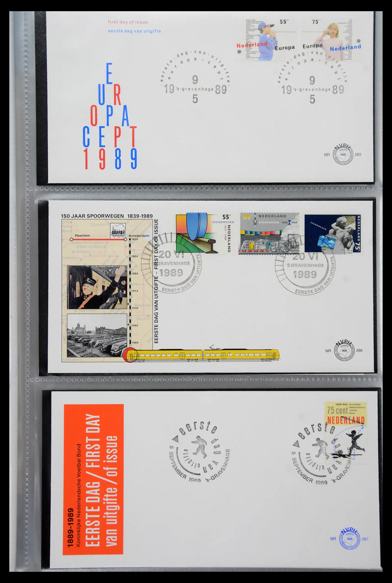 41069 0100 - Stamp collection 41069 Netherlands first day covers complete 1950-2018!
