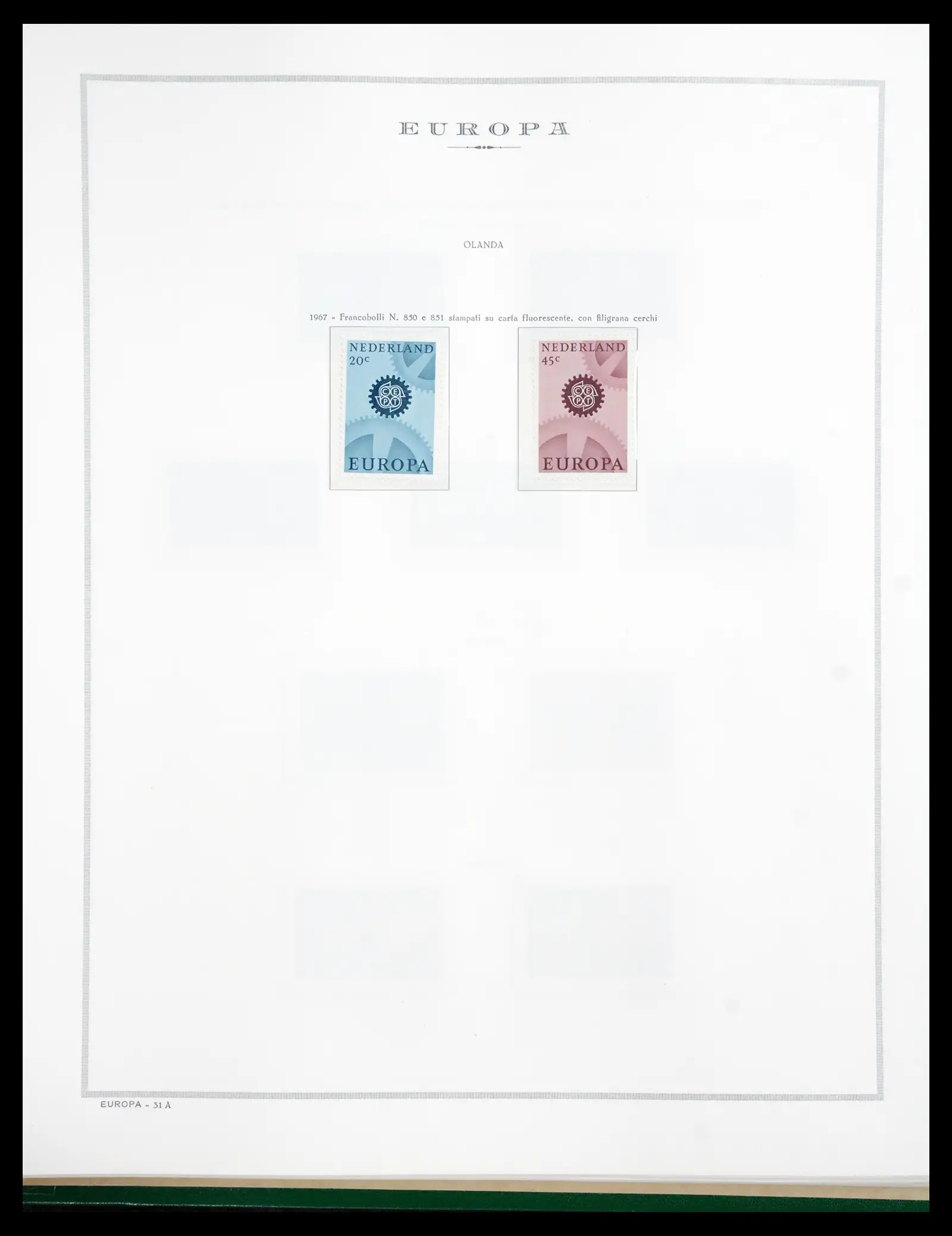 41076 0032 - Postzegelverzameling 41076 Europa Cept 1956-1975.