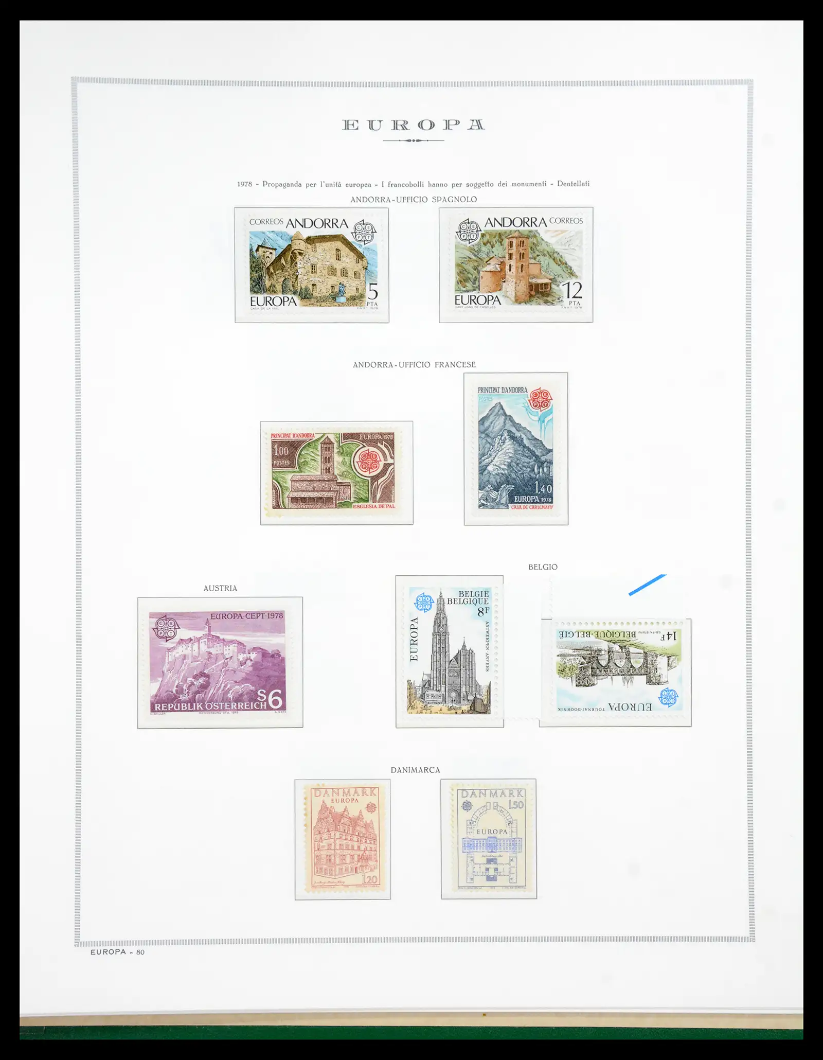 41076 0082 - Postzegelverzameling 41076 Europa Cept 1956-1975.