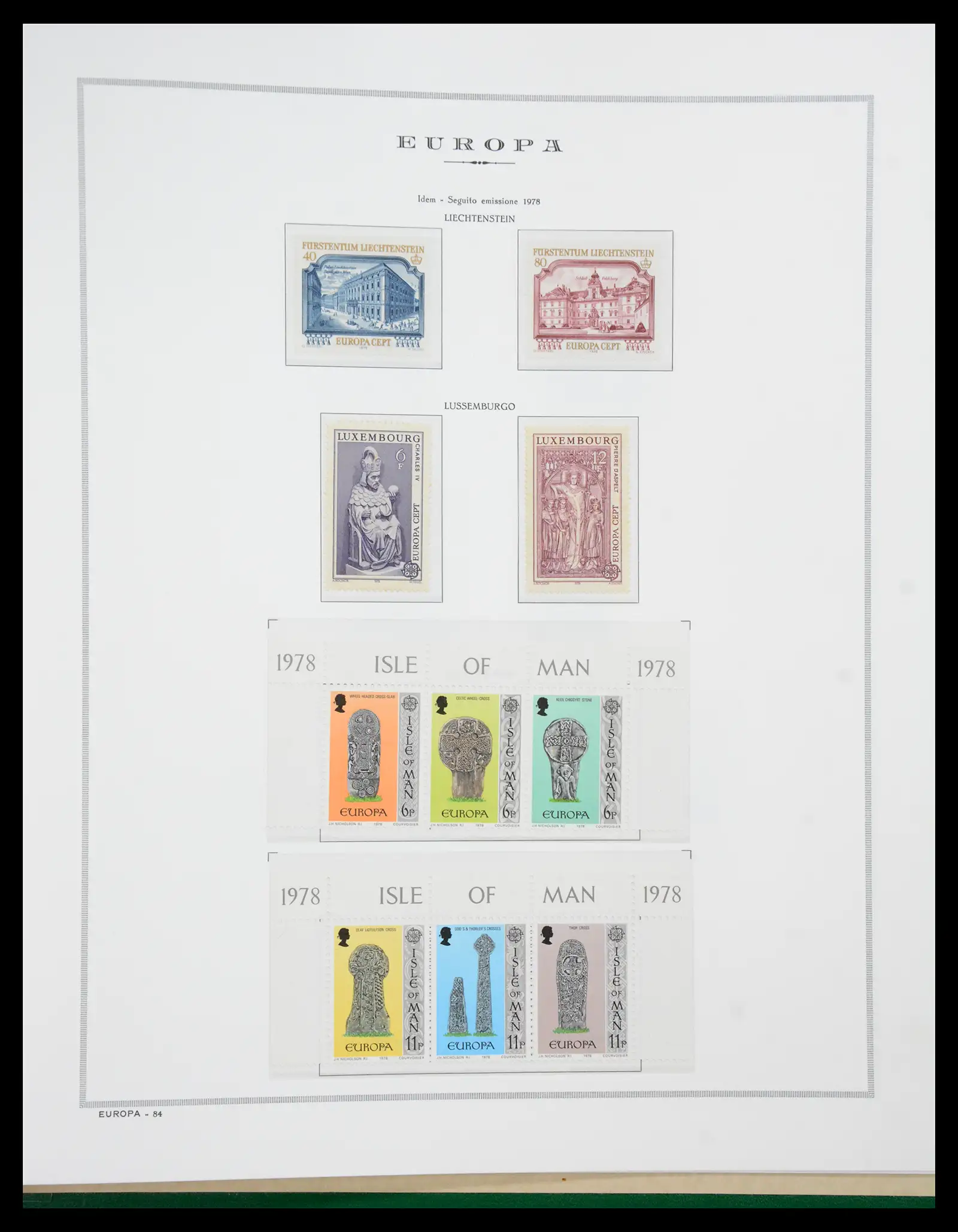 41076 0086 - Postzegelverzameling 41076 Europa Cept 1956-1975.